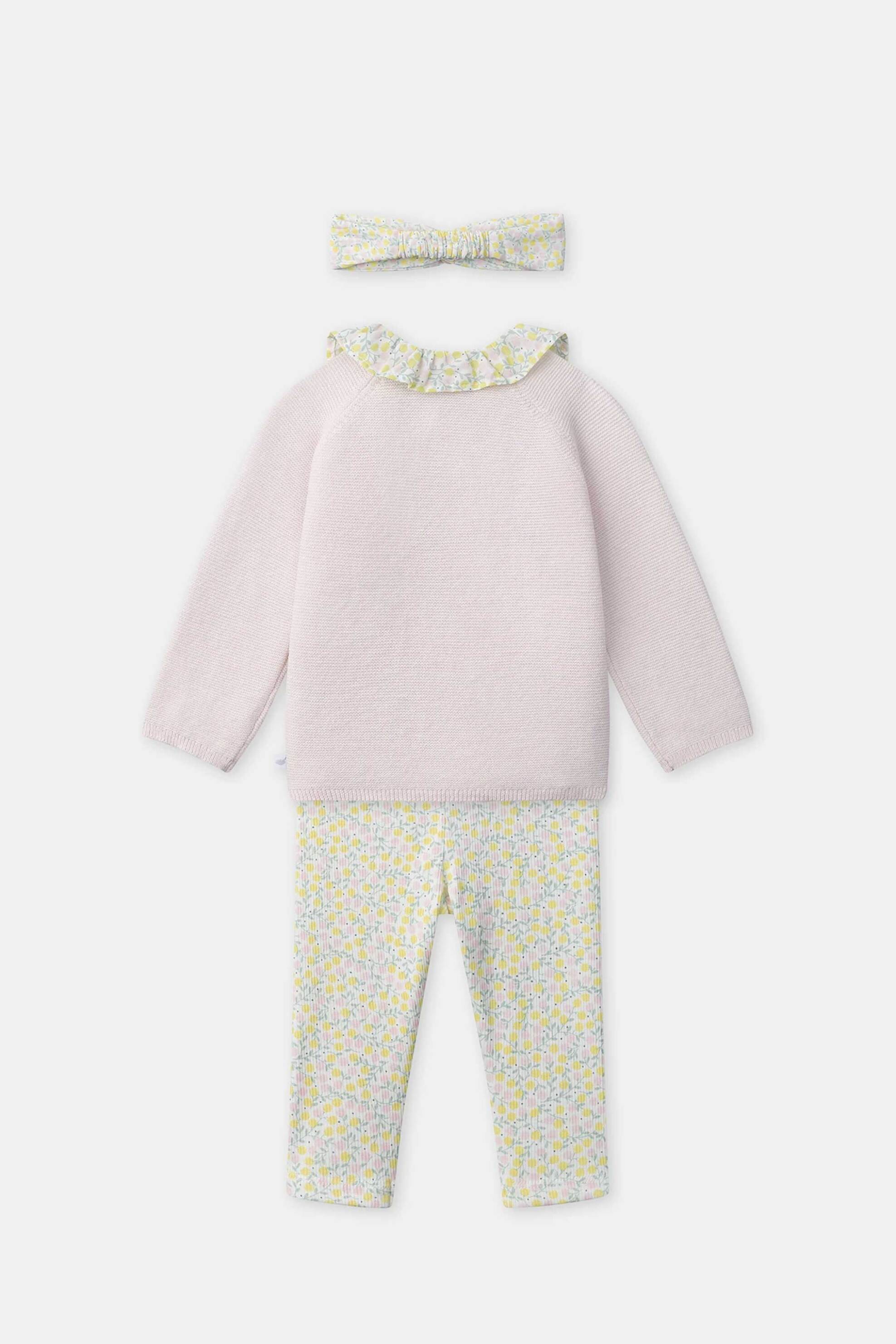 DPAM βρεφικό σετ για κορίτσια "Romantic Flowers" (3 τεμάχια) - 372691 Ροζ Ανοιχτό φωτογραφία