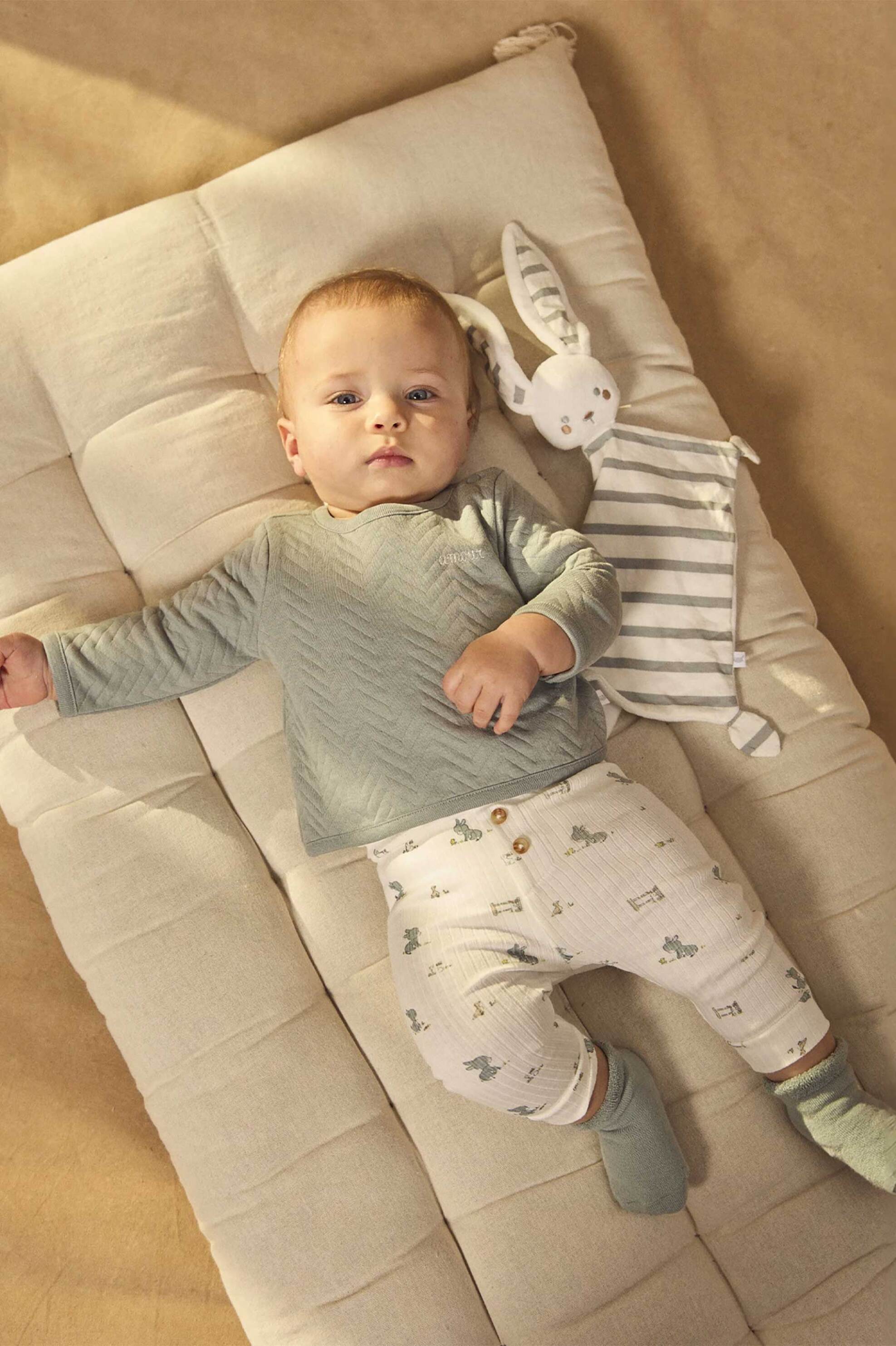 DPAM βρεφικό σετ για αγόρια "Baby Donkey" (3 τεμάχια) - 372695 Πράσινο