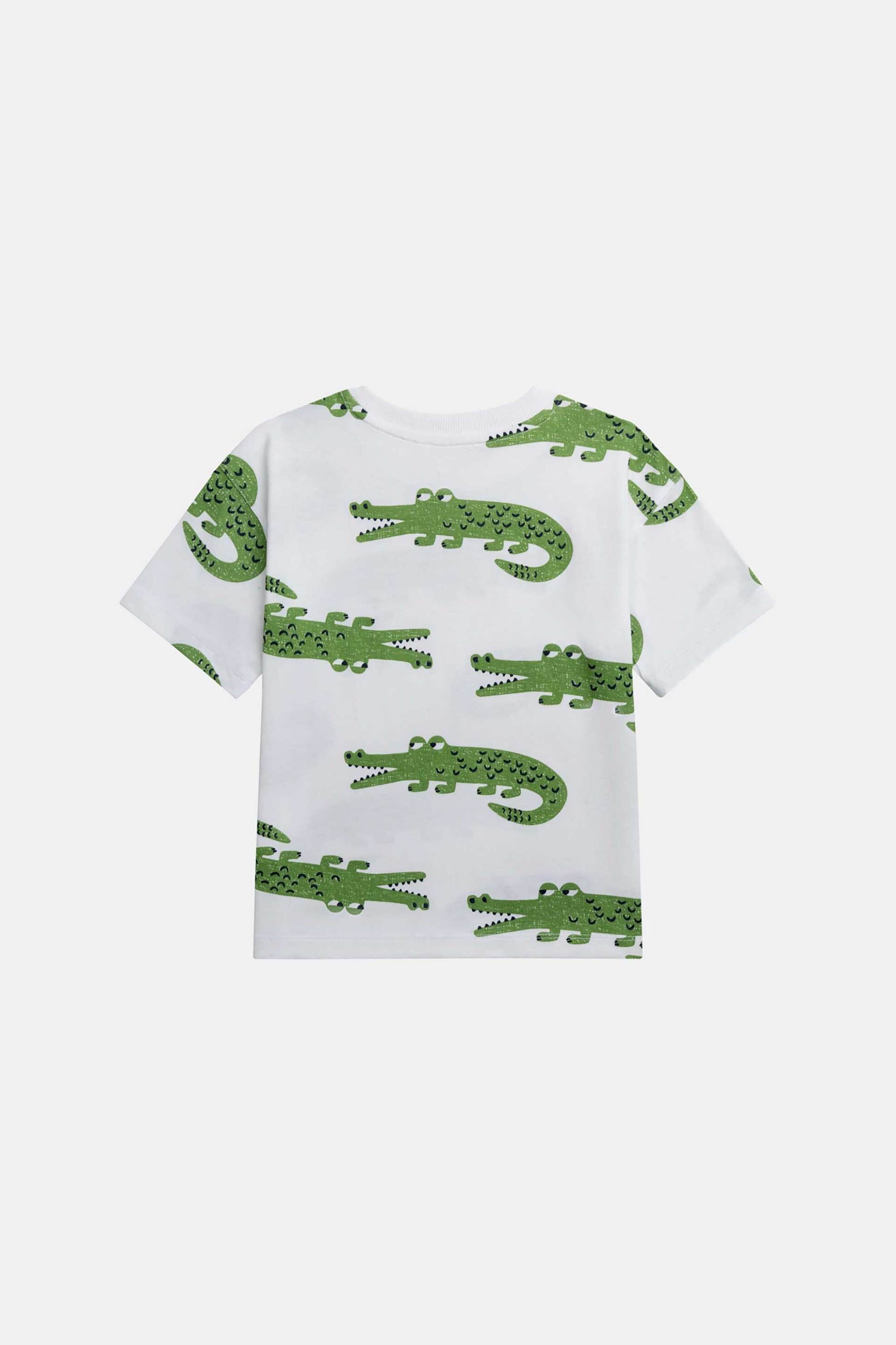 DPAM παιδική μπλούζα για αγόρια "White Alligators" - 370925 Λευκό φωτογραφία