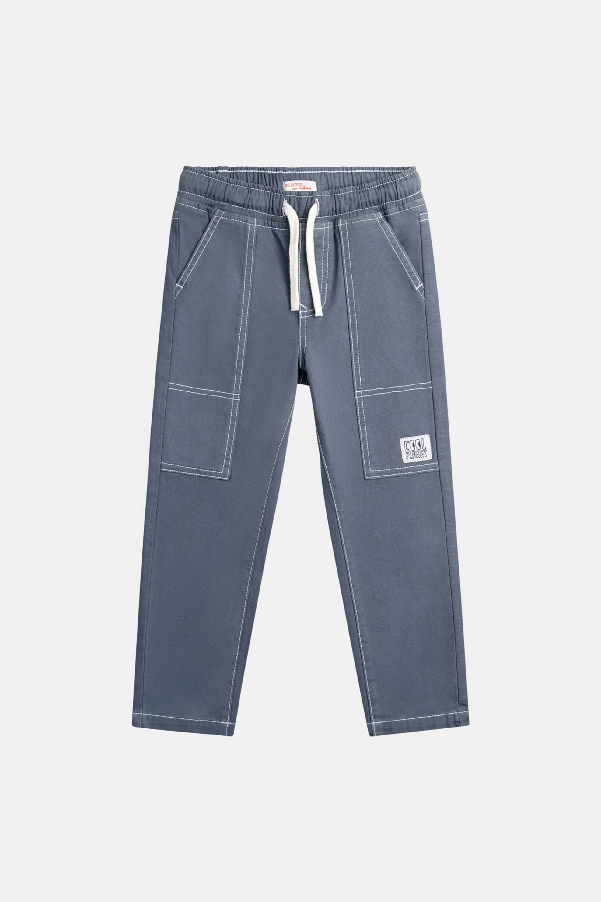 DPAM παιδικό παντελόνι για αγόρια "Cool Planet" - 370593 Γκρι
