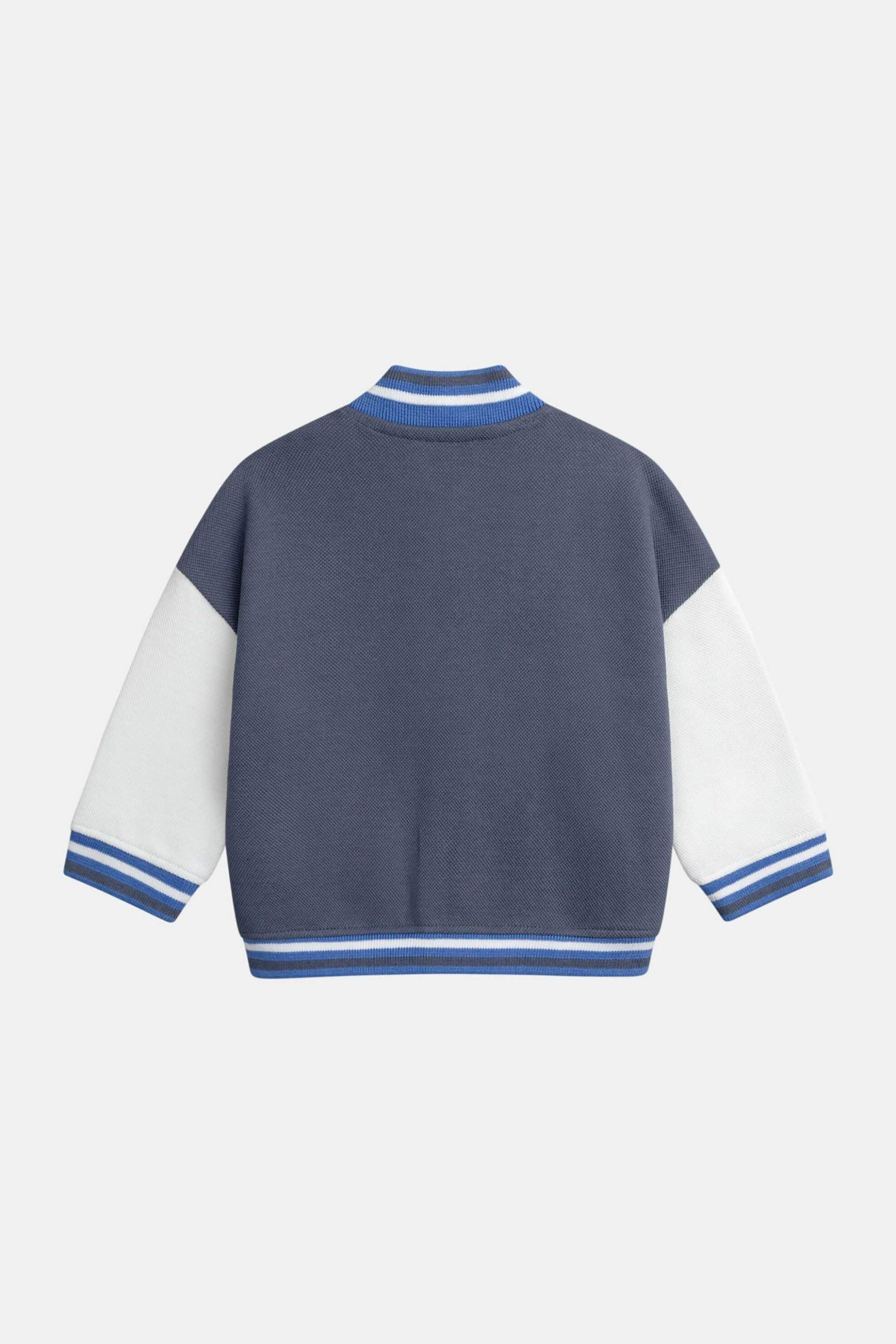 DPAM βρεφική ζακέτα για αγόρια "College Puppy" - 370689 Γκρι φωτογραφία