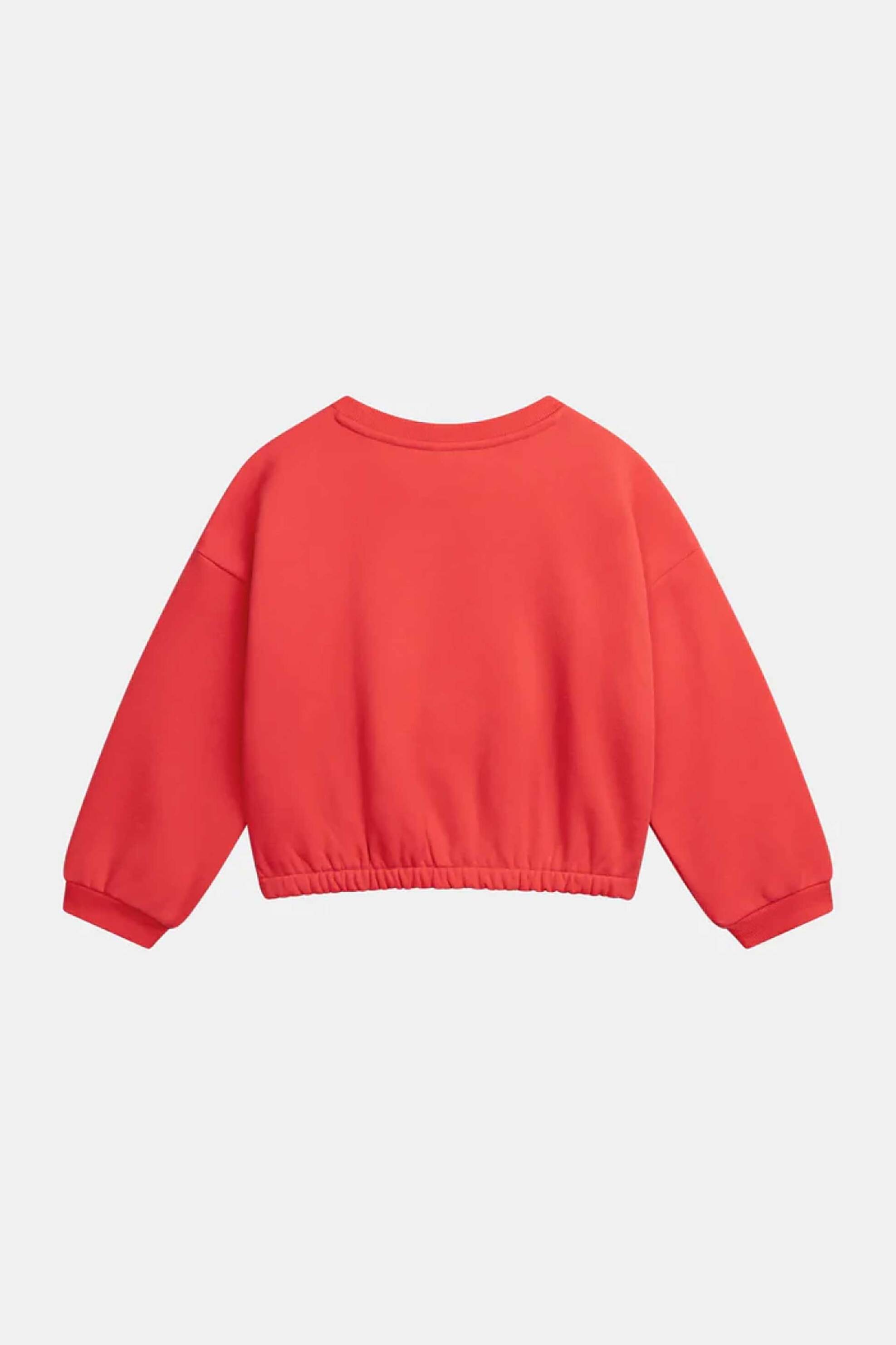 DPAM παιδικό φούτερ για κορίτσια "Cool Dog" - 370542 Κοραλί φωτογραφία