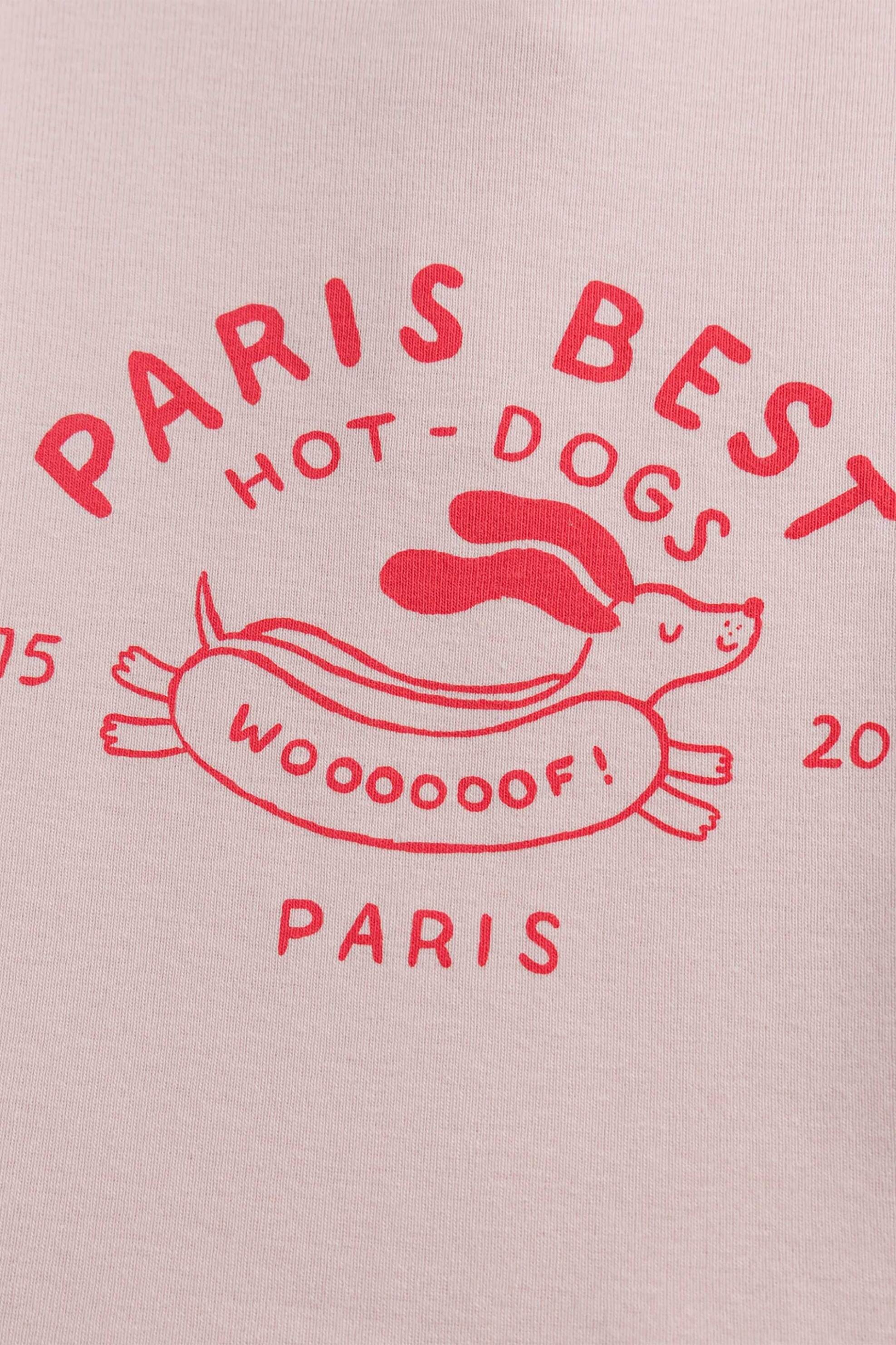 DPAM βρεφική μπλούζα για κορίτσια "Paris Best" - 370660 Ροζ φωτογραφία