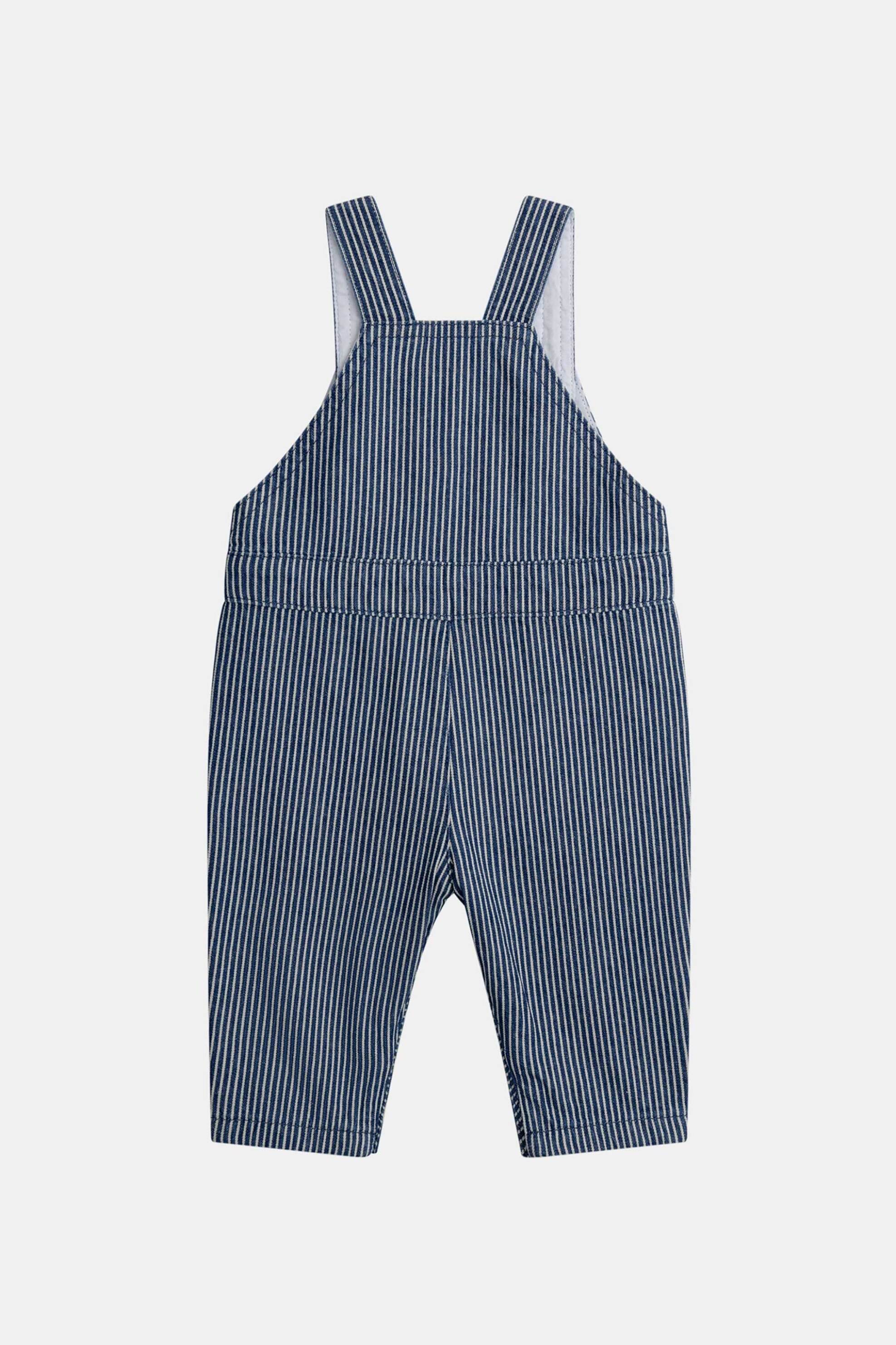 DPAM βρεφική denim σαλοπέτα για αγόρια "Classic Stripes" - 370695 Denim Blue φωτογραφία