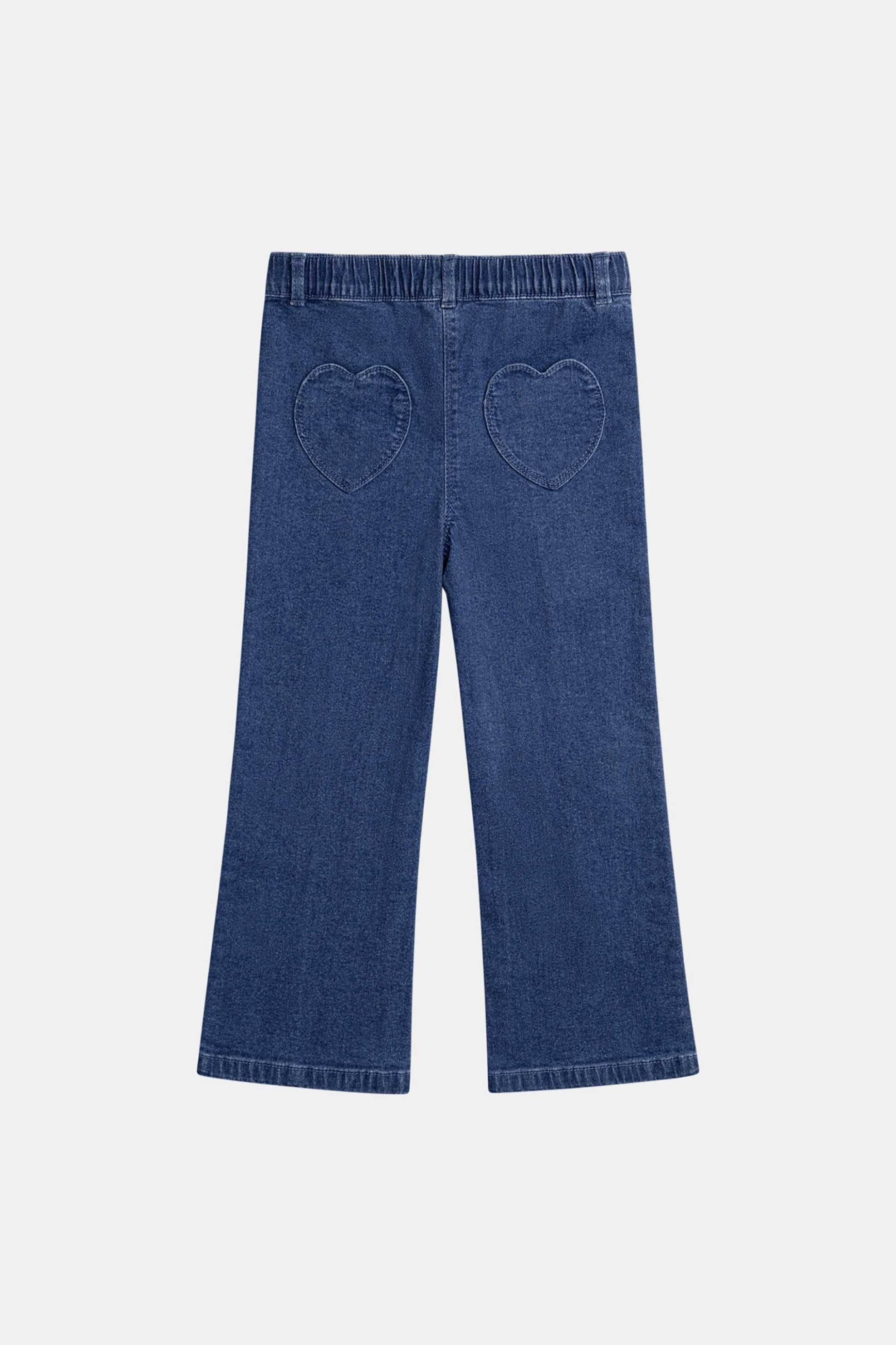 DPAM παιδικό τζιν παντελόνι για κορίτσια "Touch" - 370513 Denim Blue φωτογραφία