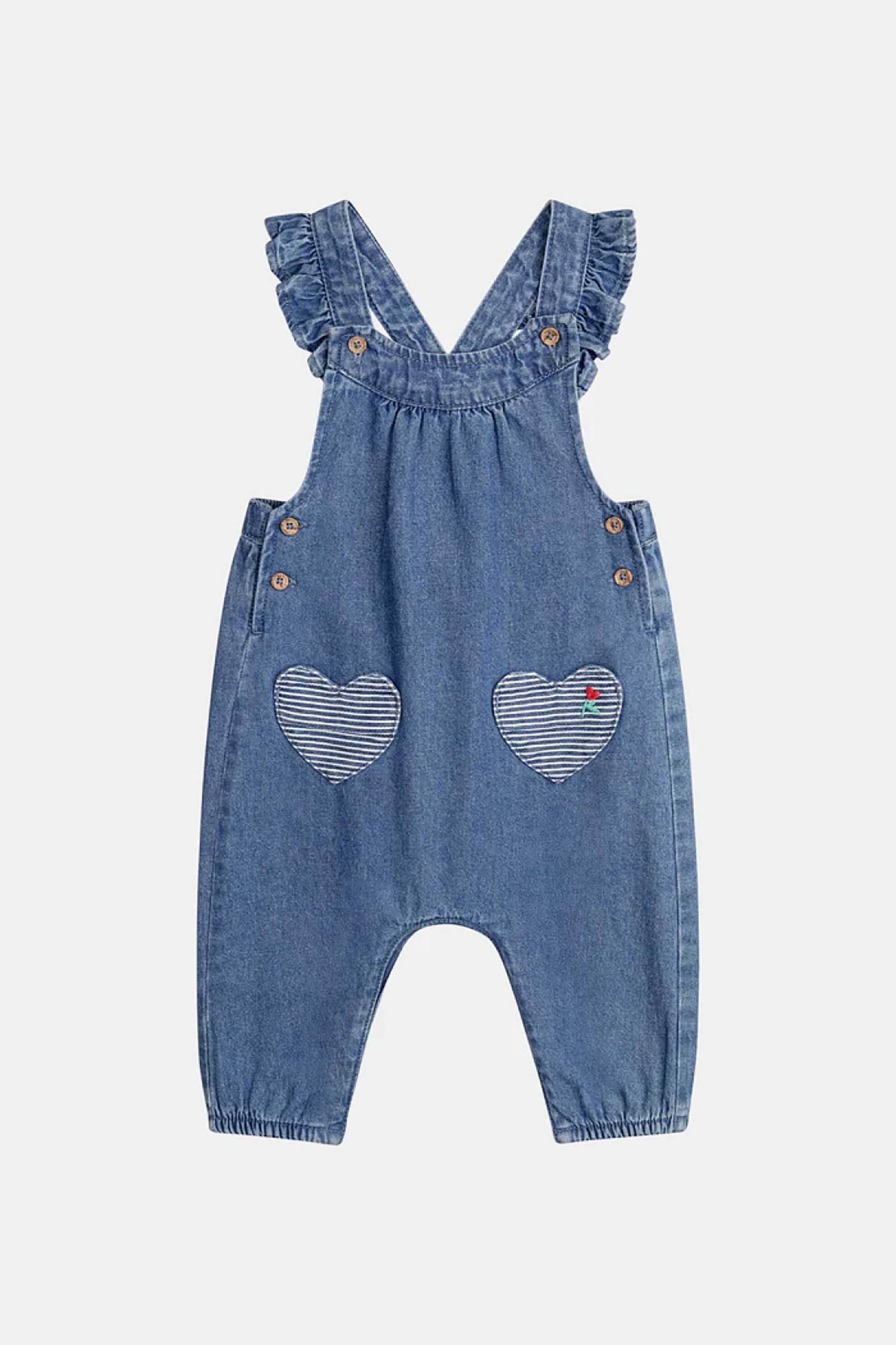 DPAM βρεφική denim σαλοπέτα για κορίτσια "Cute" - 370642 Denim Blue