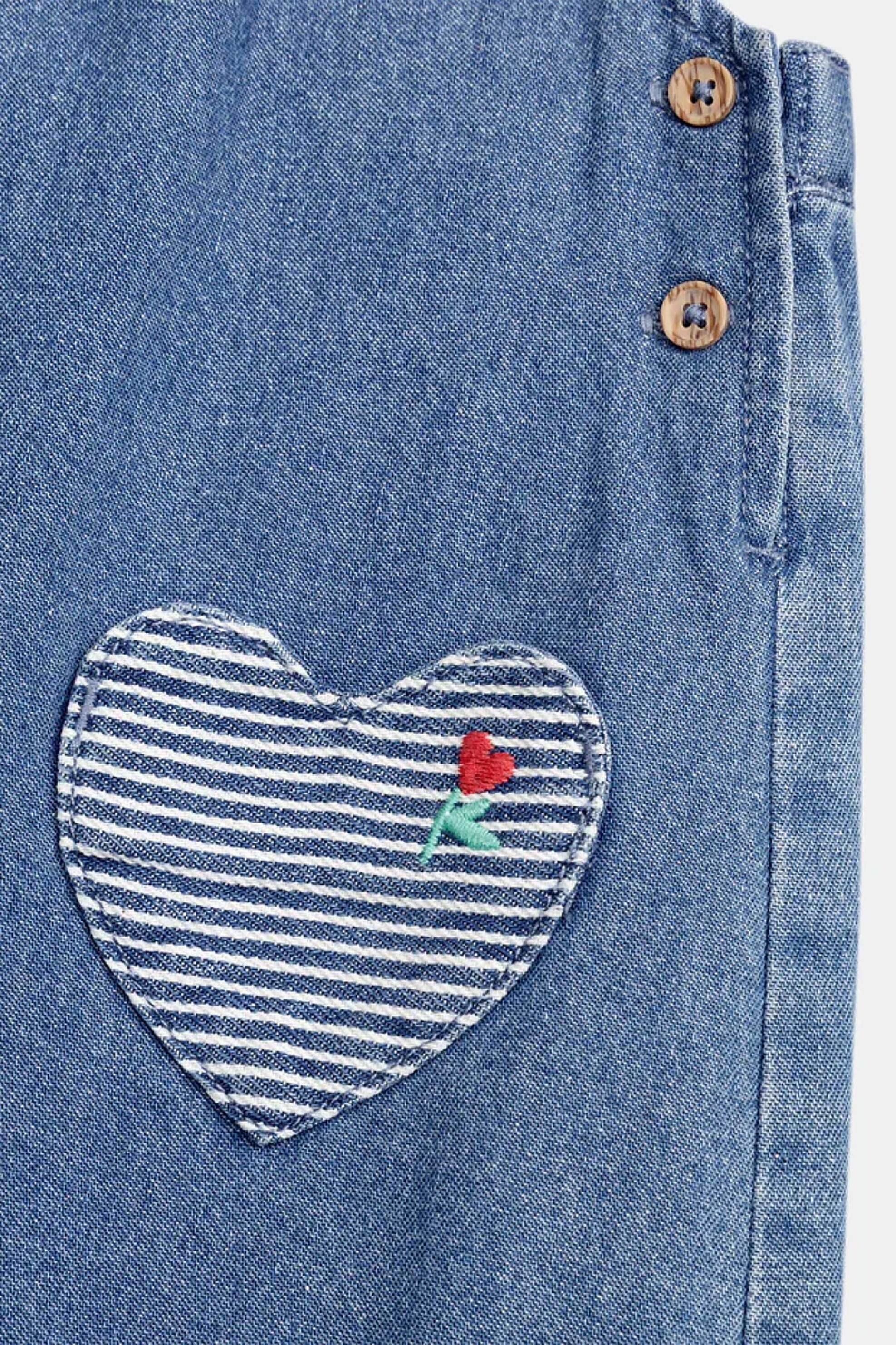 Dpam Βρεφική Denim Σαλοπέτα για Κορίτσια Cute - 370642 Blue