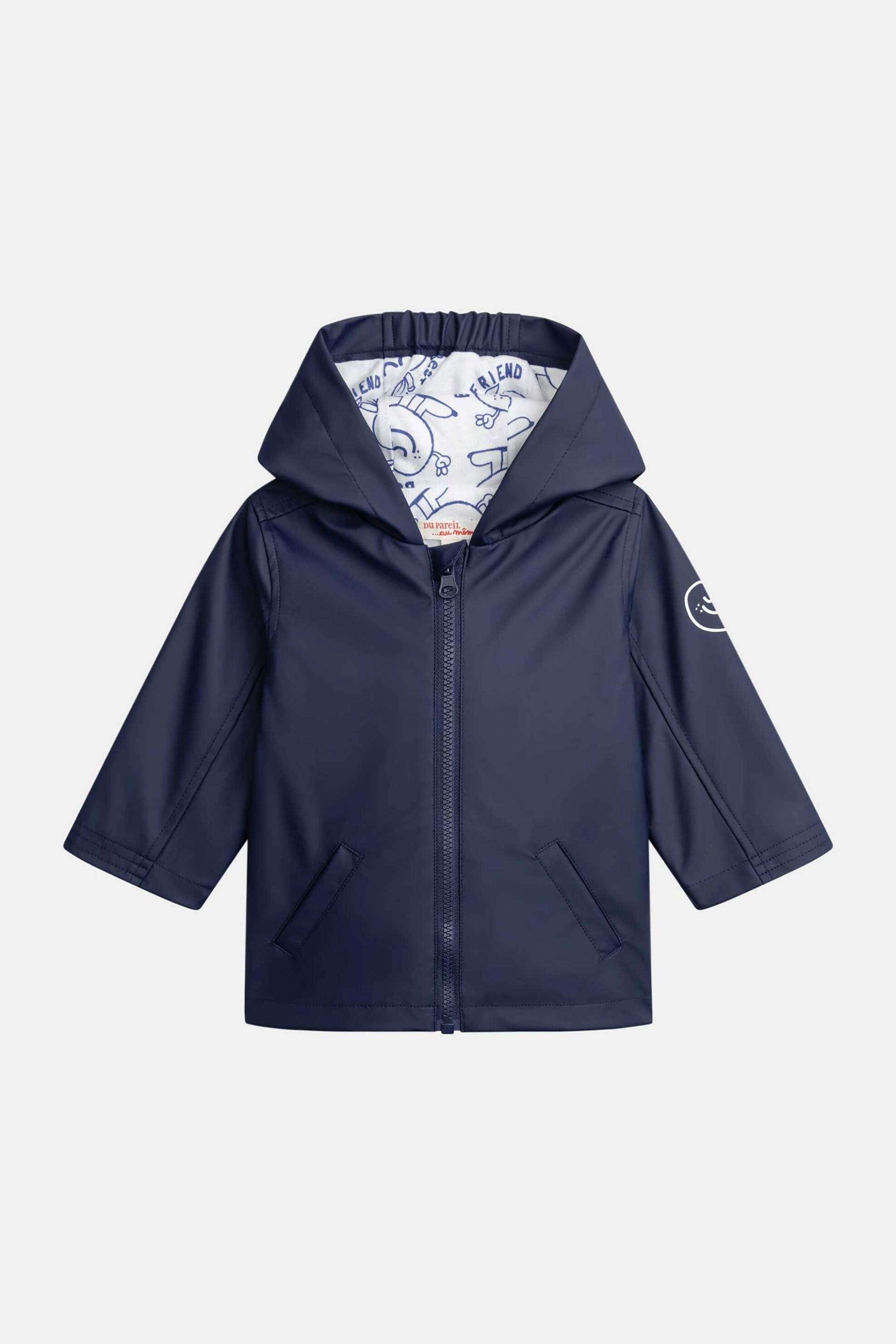 DPAM βρεφικό αδιάβροχο μπουφάν για αγόρια "Navy Raincoat" - 370847 Μπλε Σκούρο