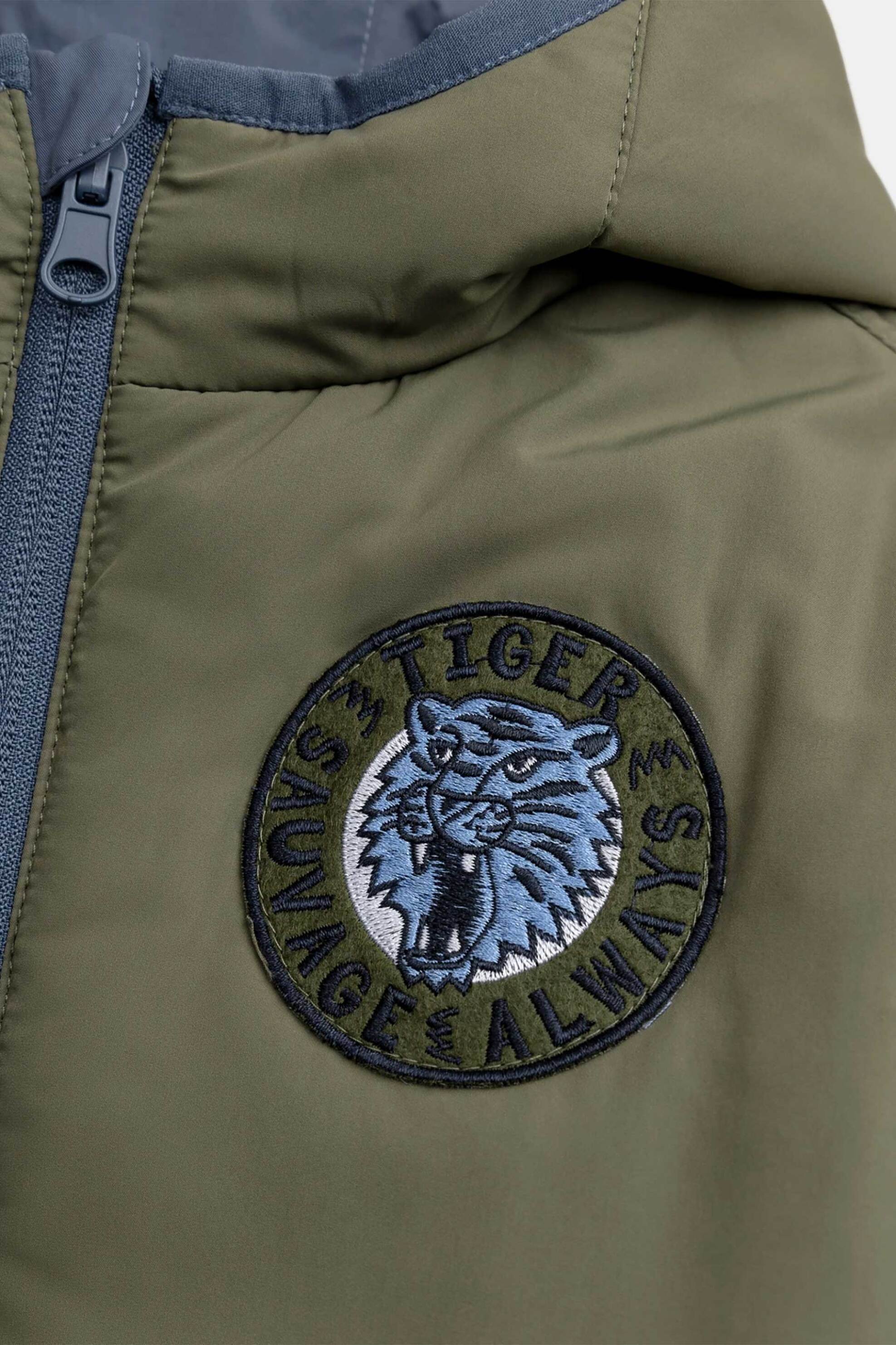 Dpam Παιδικό Μπουφάν για Αγόρια 2 σε 1 Olive Tiger - 370779 Μπλε Σκούρο