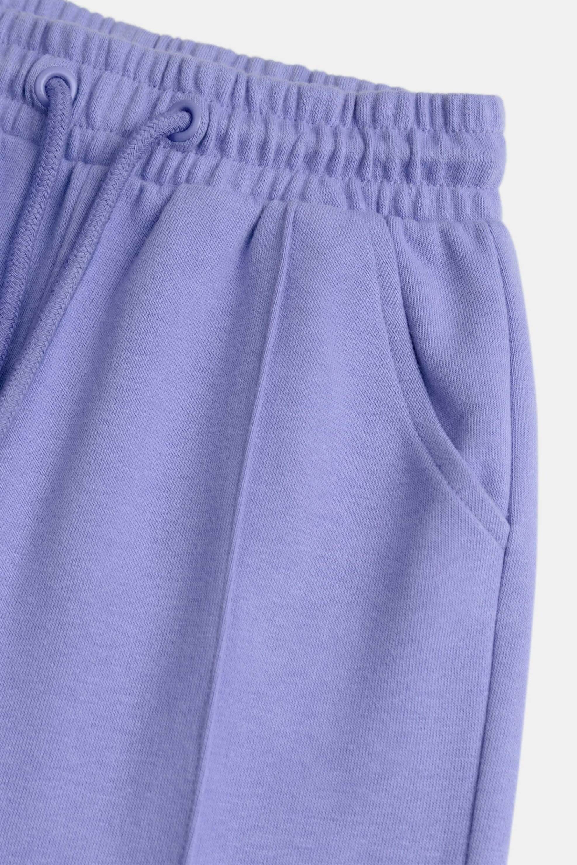 DPAM παιδικό παντελόνι φόρμας για κορίτσια "Baby Violet Joggers" - 370224 Μοβ φωτογραφία