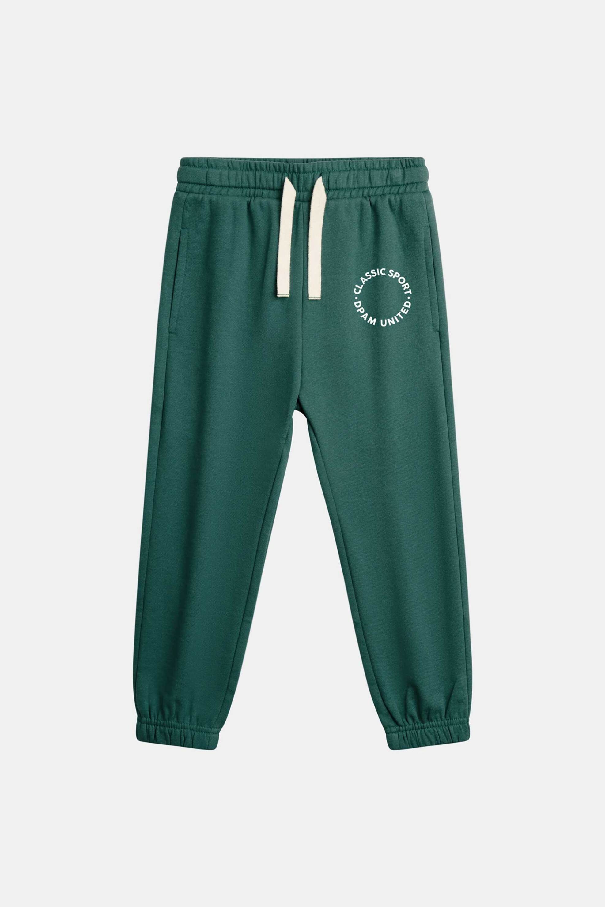 DPAM παιδικό παντελόνι φόρμας για αγόρια "Green United" - 370274 Πράσινο