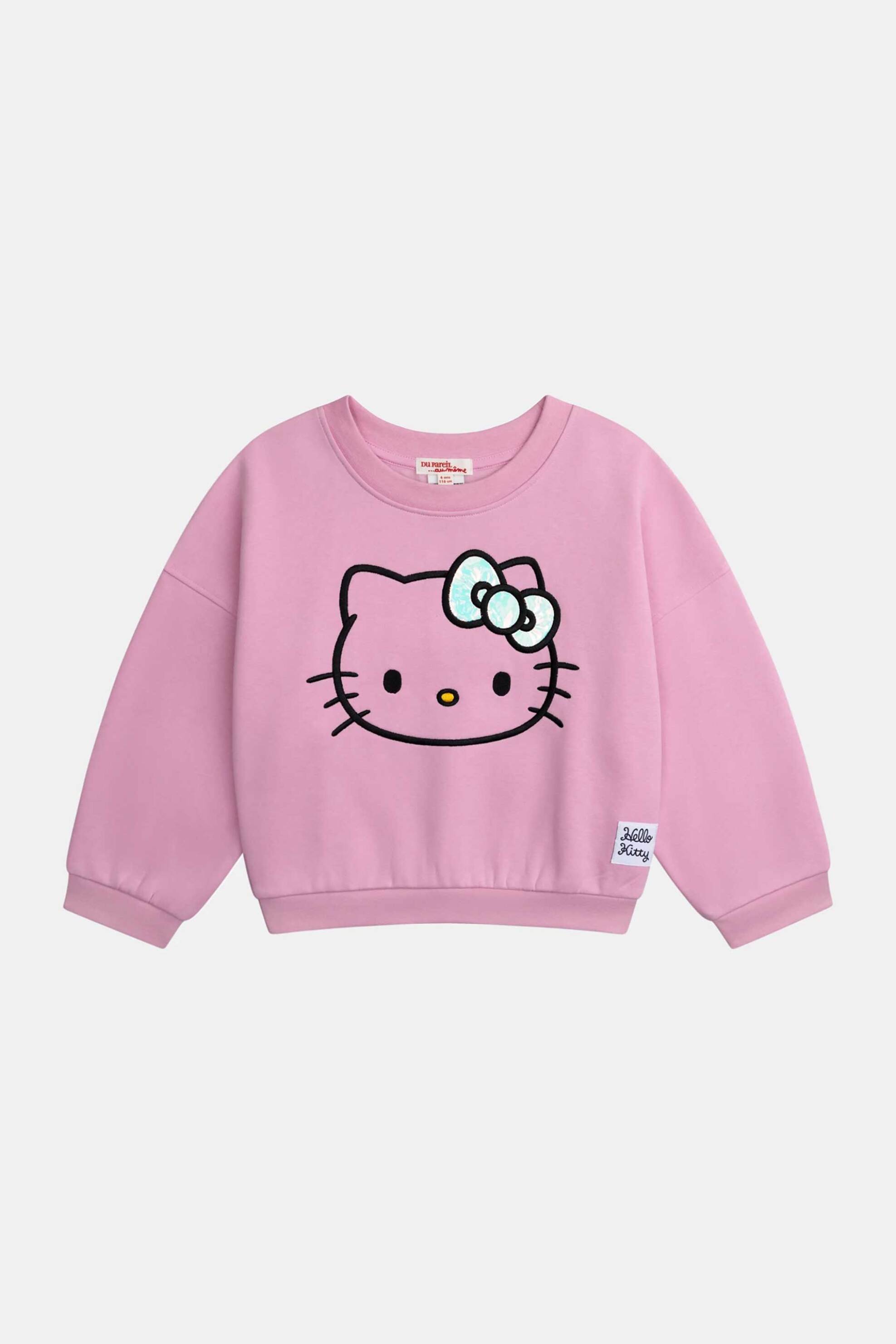 DPAM παιδικό φούτερ για κορίτσια "Hello Kitty" - 373091 Ροζ φωτογραφία