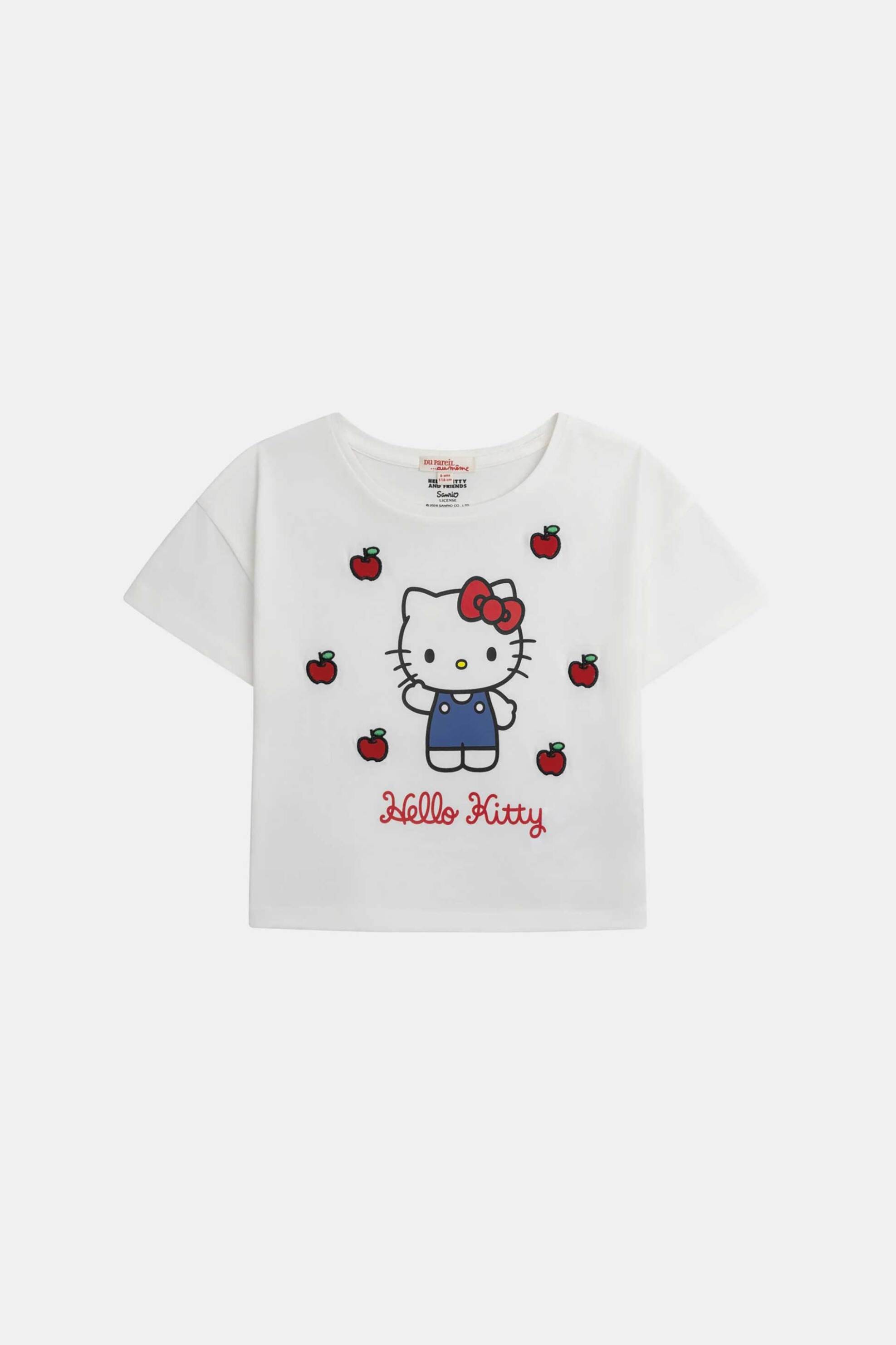 DPAM παιδική μπλούζα για κορίτσια "Hello Kitty" - 373096 Λευκό φωτογραφία