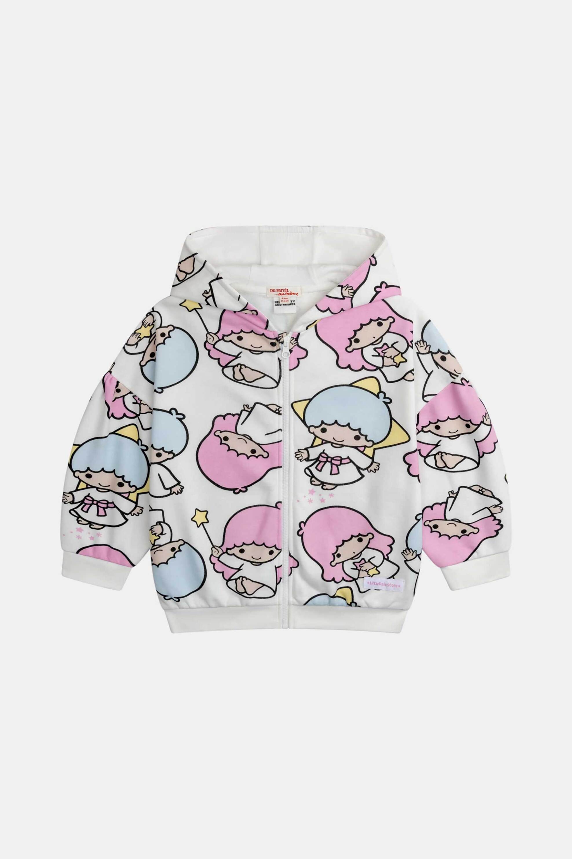 DPAM παιδική ζακέτα για κορίτσια "Little Twin Stars" - 373101 Λευκό φωτογραφία
