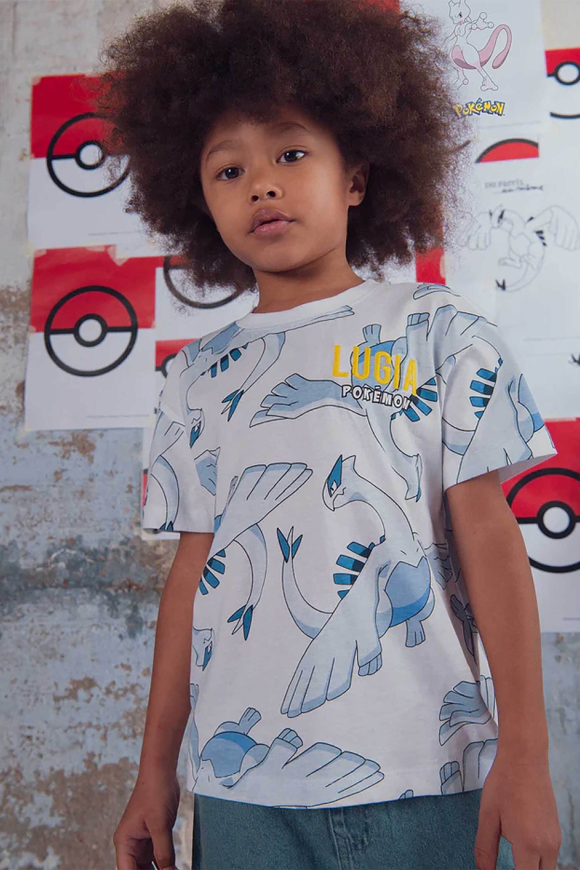 DPAM παιδική μπλούζα για αγόρια "Lugia" - 373121 Λευκό