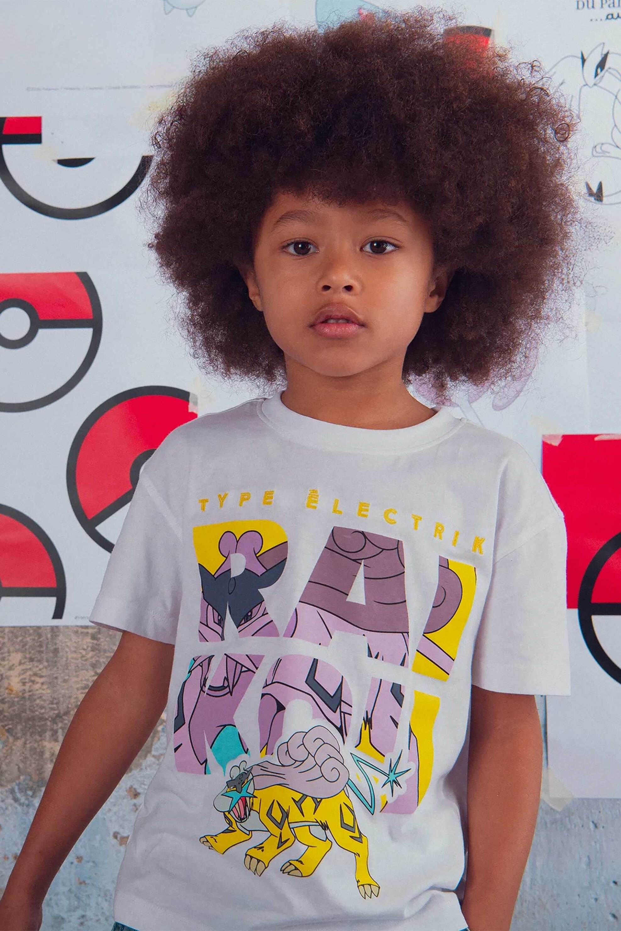 DPAM παιδική μπλούζα για αγόρια "Raikou" - 373126 Λευκό