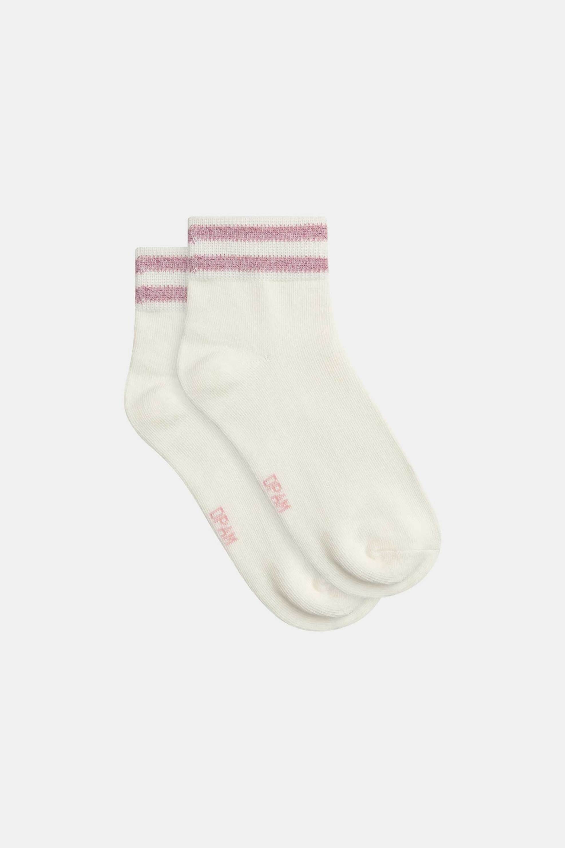 DPAM παιδικές κάλτσες για κορίτσια "Pink Casual" - 373188 Λευκό