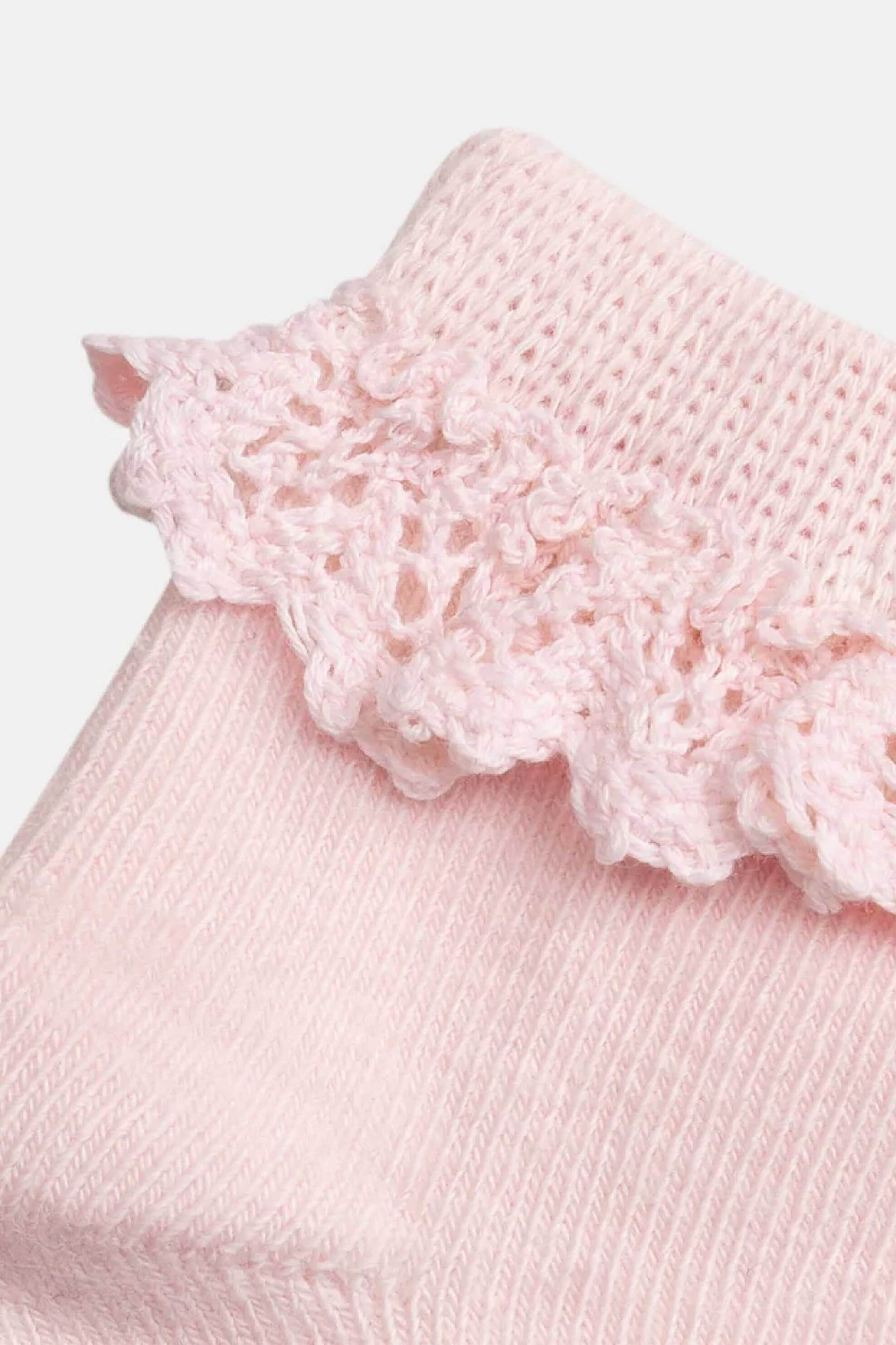 DPAM βρεφικές κάλτσες για κορίτσια "Pink Crochet" - 373237 Ροζ φωτογραφία
