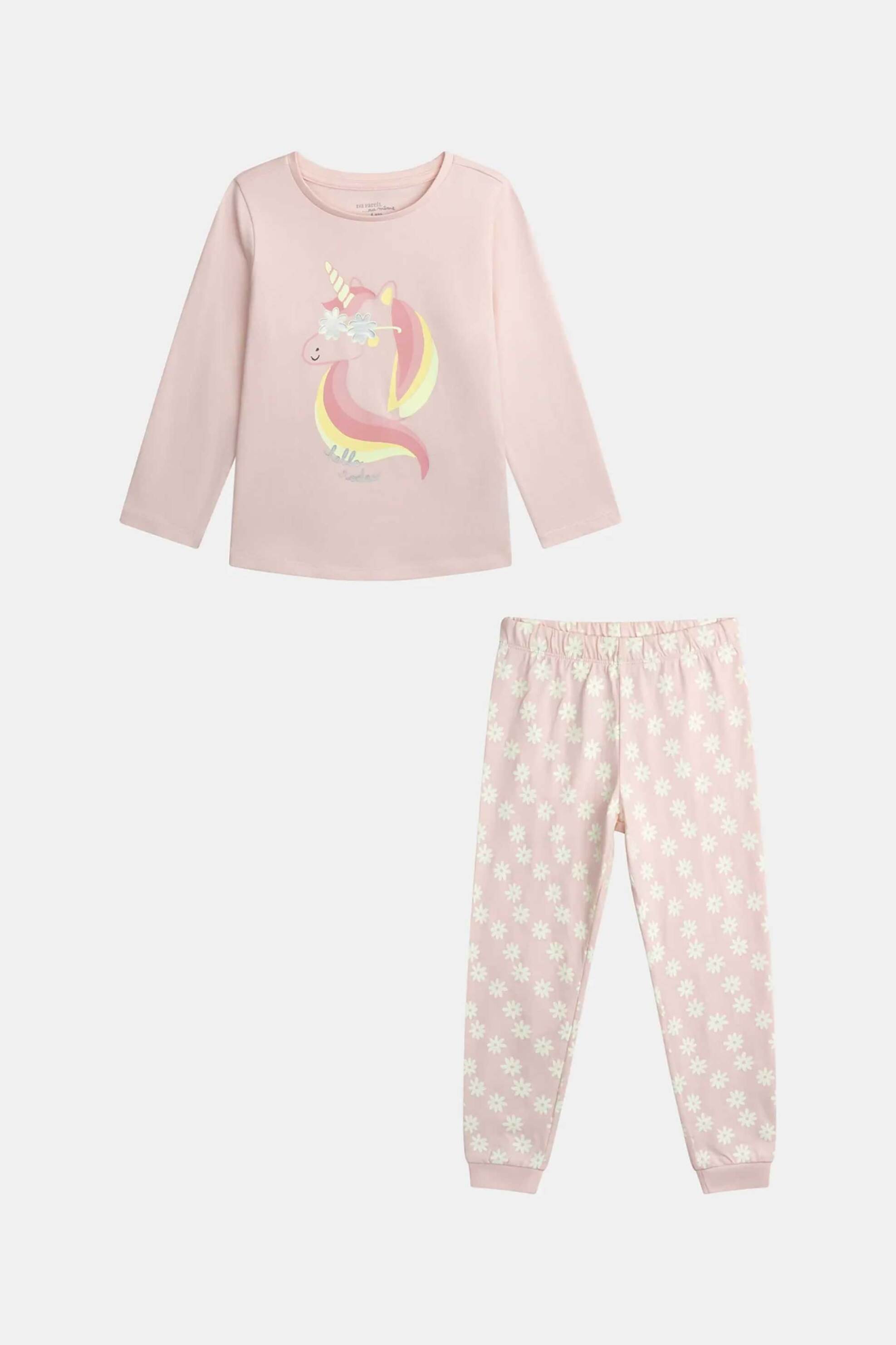 DPAM σετ παιδικές πιτζάμες για κορίτσια "Unicorn Magic" - 373452 Ροζ