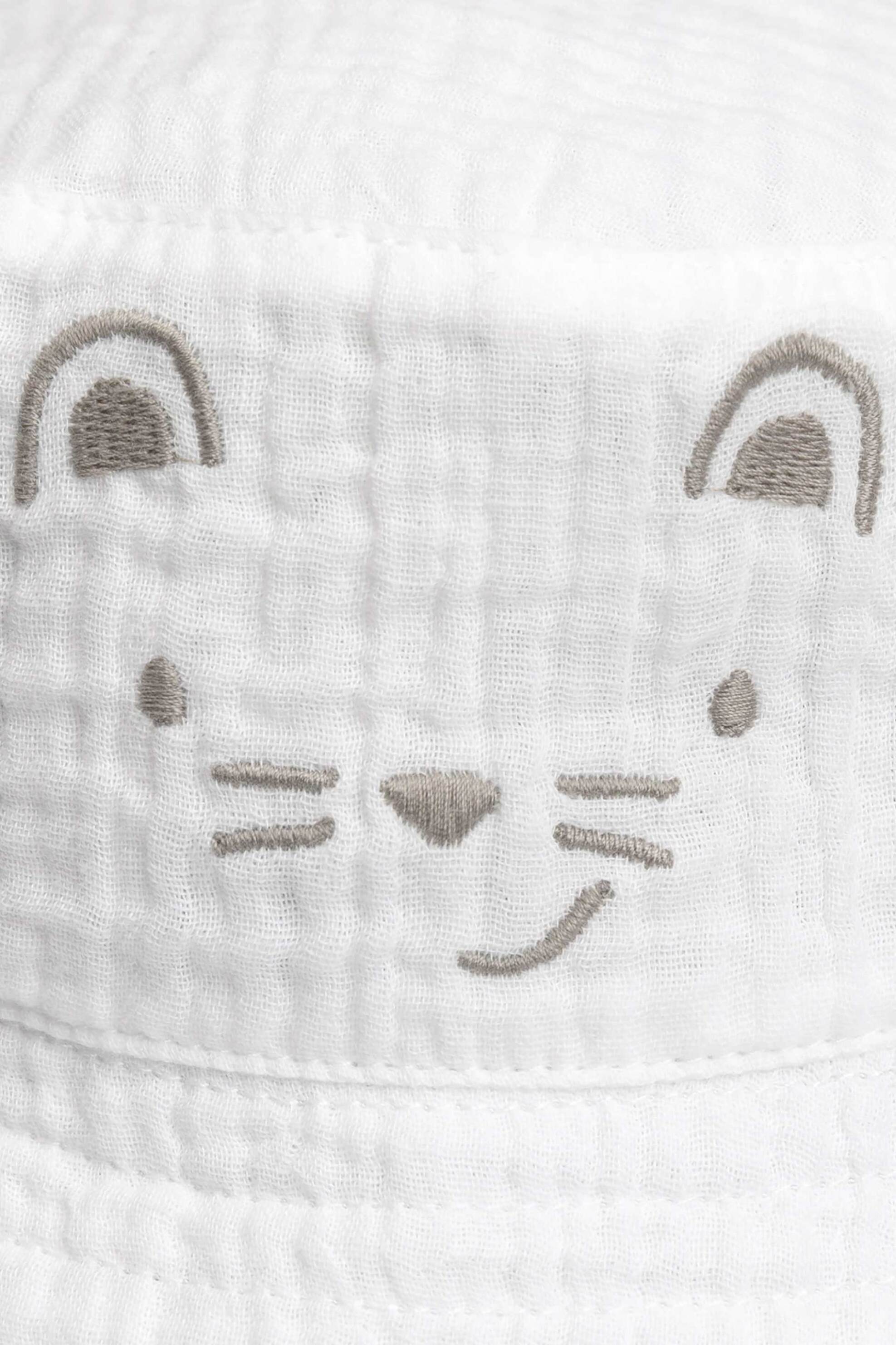 DPAM βρεφικό καπέλο για αγόρια 2 σε 1 "Cute Stripes" - 373177 Λευκό φωτογραφία