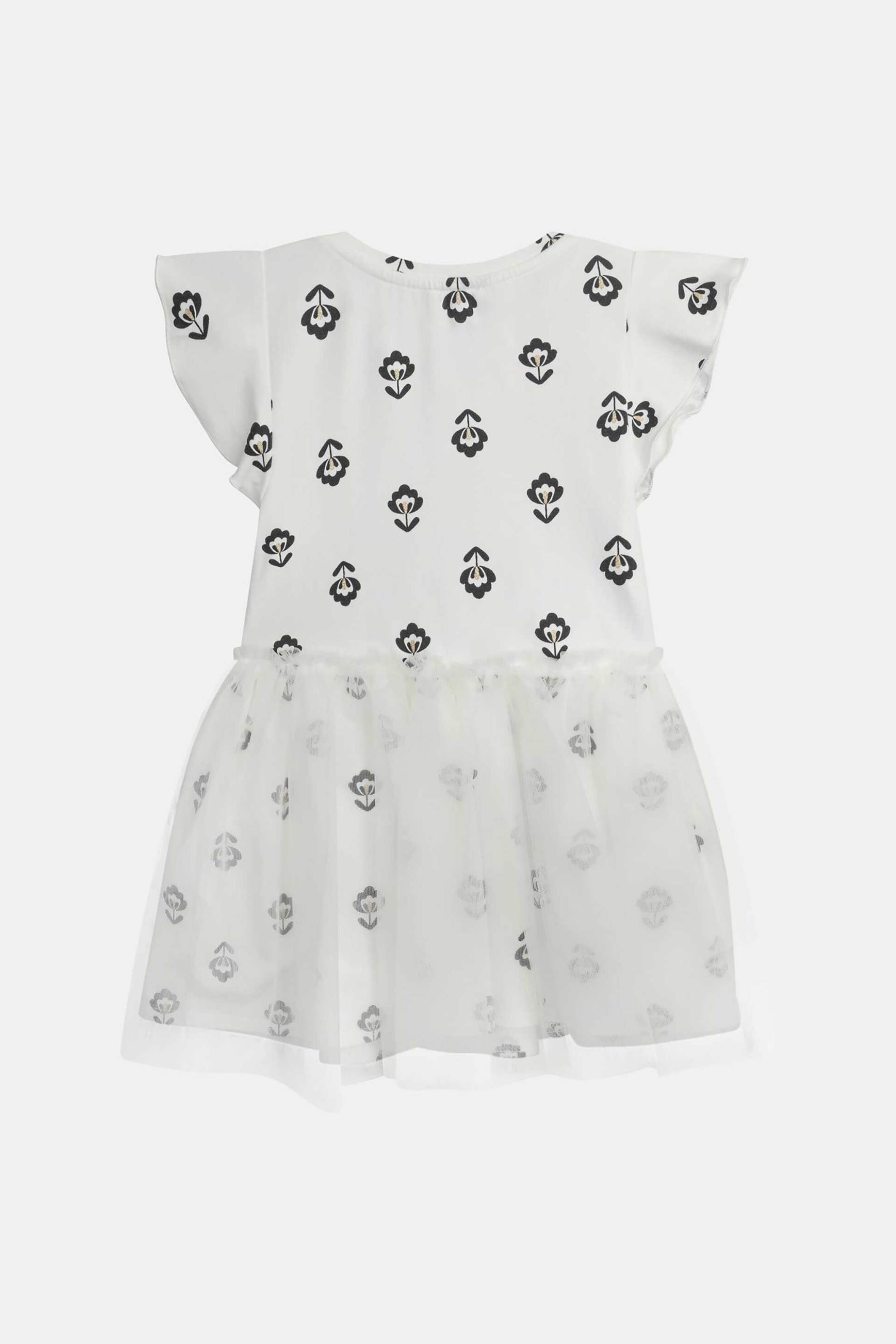 DPAM παιδικό φόρεμα για κορίτσια "Modern Floral" - 373312 Λευκό φωτογραφία