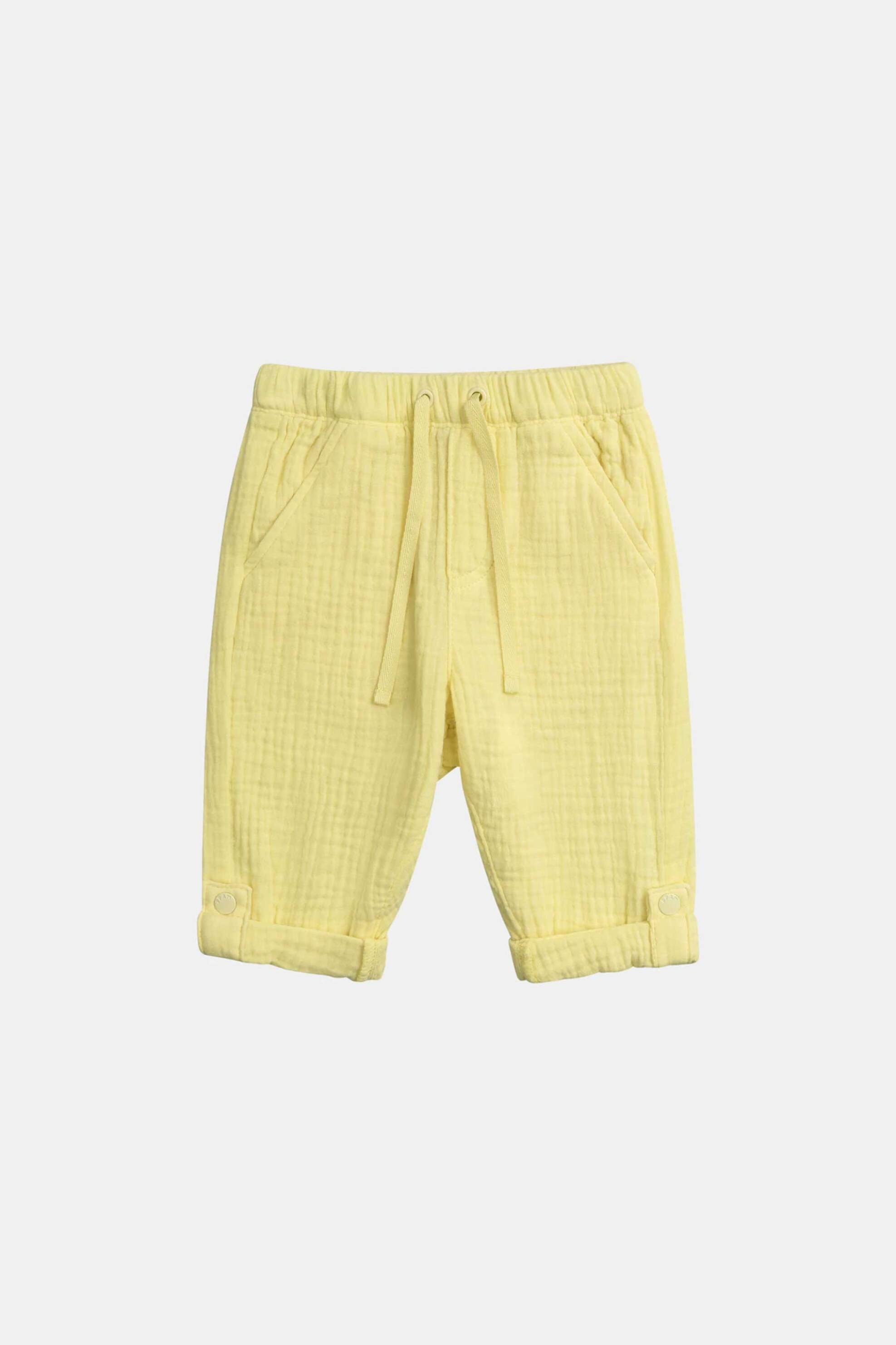 DPAM βρεφικό γκοφρέ παντελόνι για αγόρια - 373414 Κίτρινο