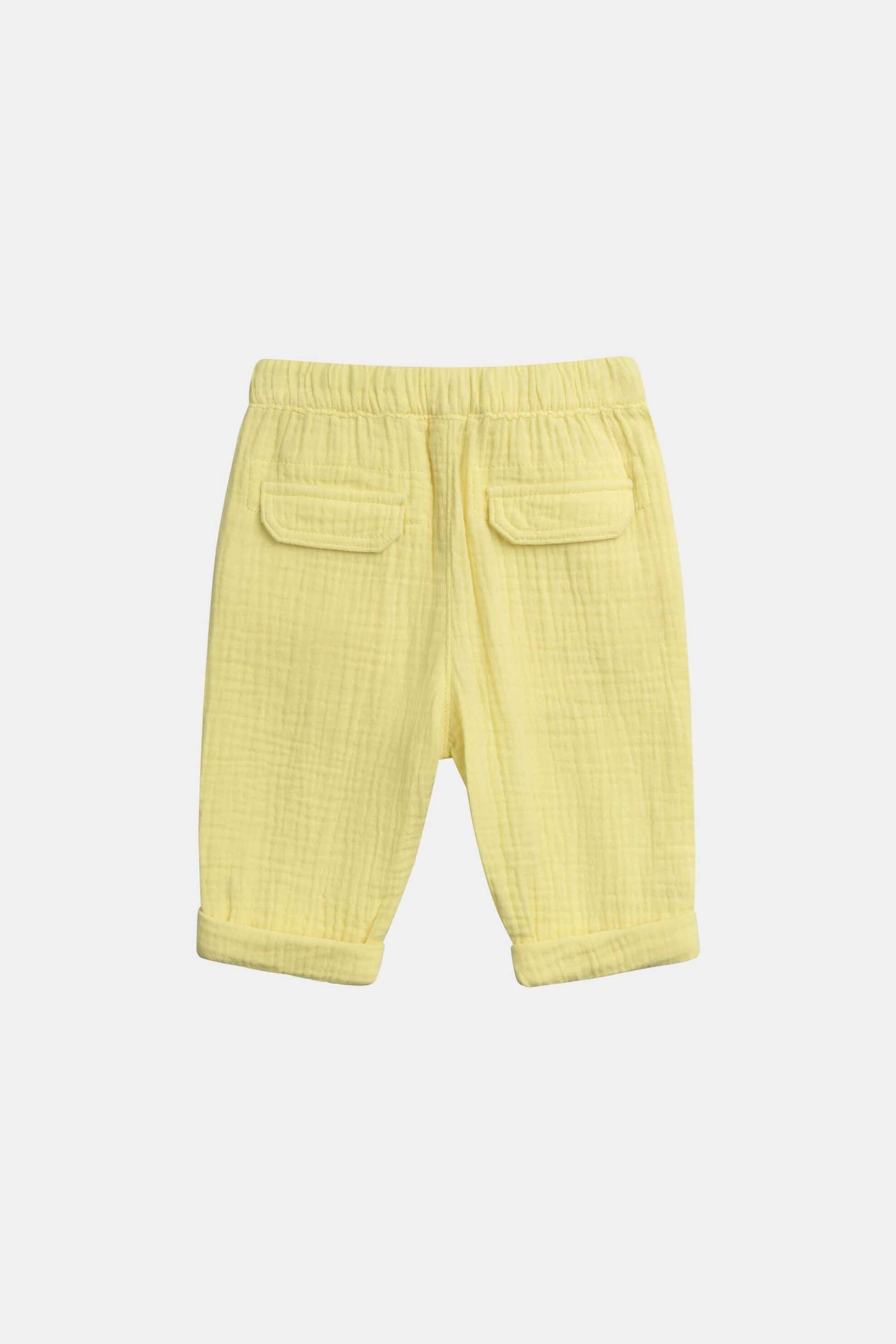 DPAM βρεφικό γκοφρέ παντελόνι για αγόρια - 373414 Κίτρινο φωτογραφία