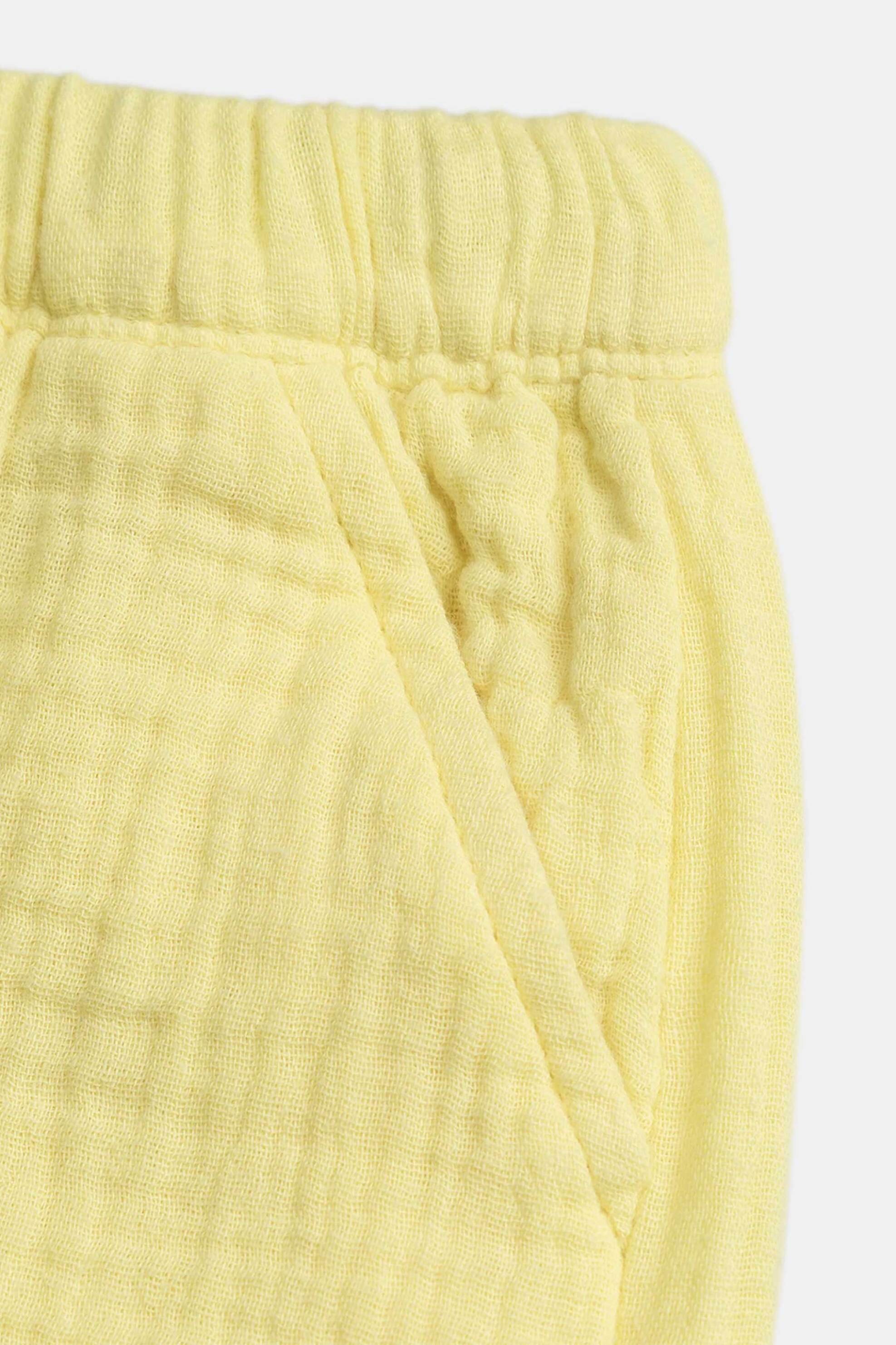 DPAM βρεφικό γκοφρέ παντελόνι για αγόρια - 373414 Κίτρινο φωτογραφία