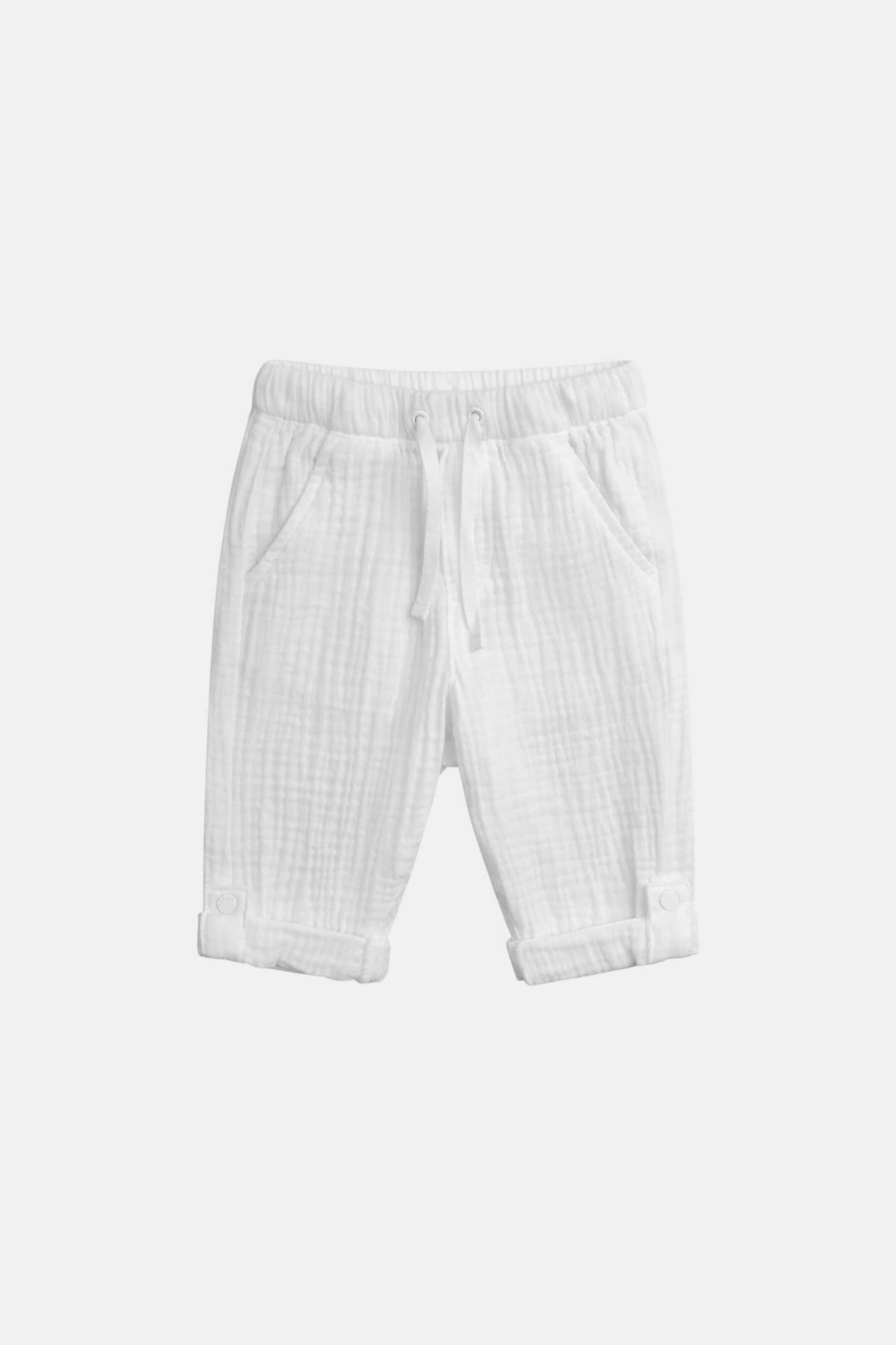 DPAM βρεφικό γκοφρέ παντελόνι για αγόρια - 373432 Λευκό