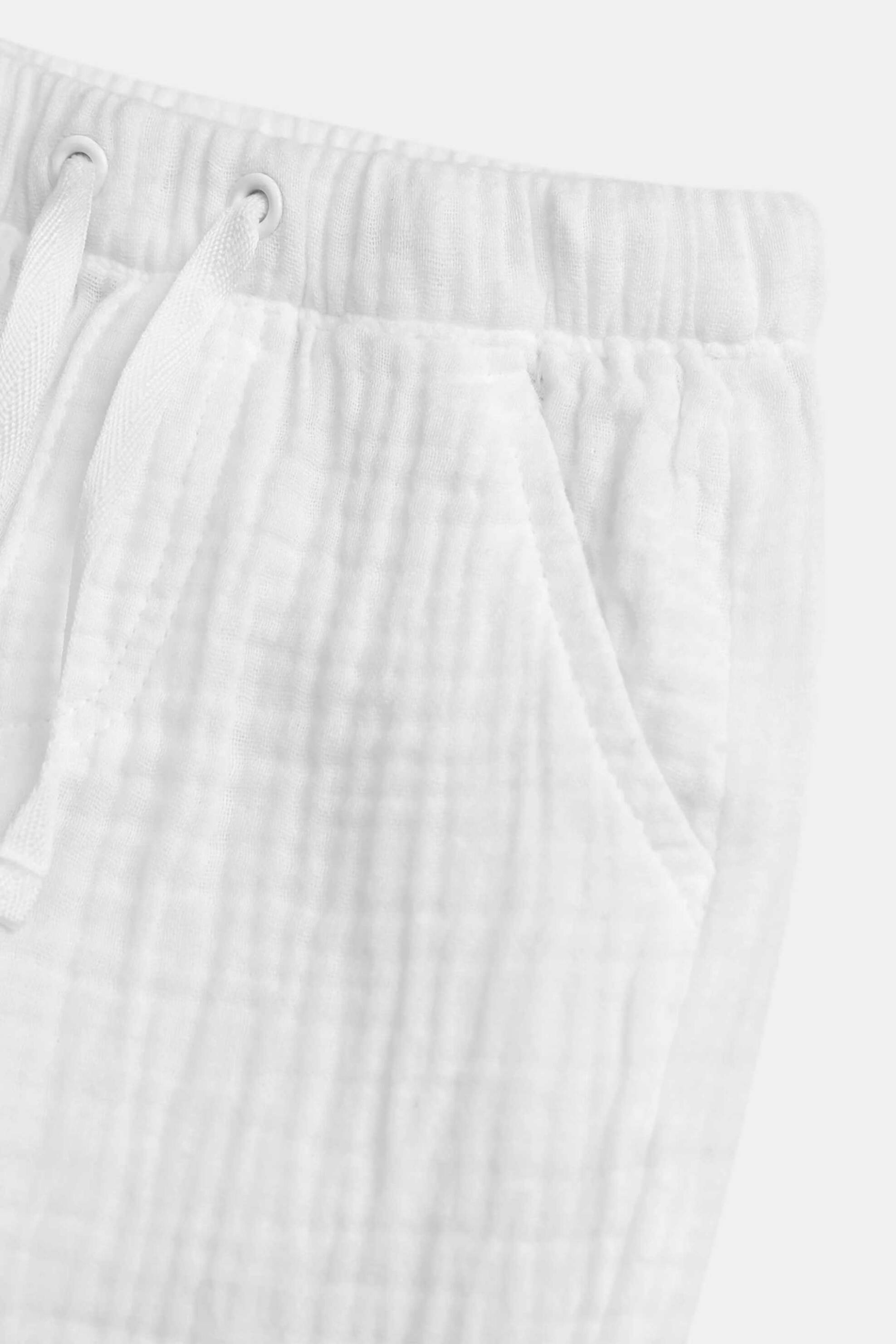 DPAM βρεφικό γκοφρέ παντελόνι για αγόρια - 373432 Λευκό φωτογραφία