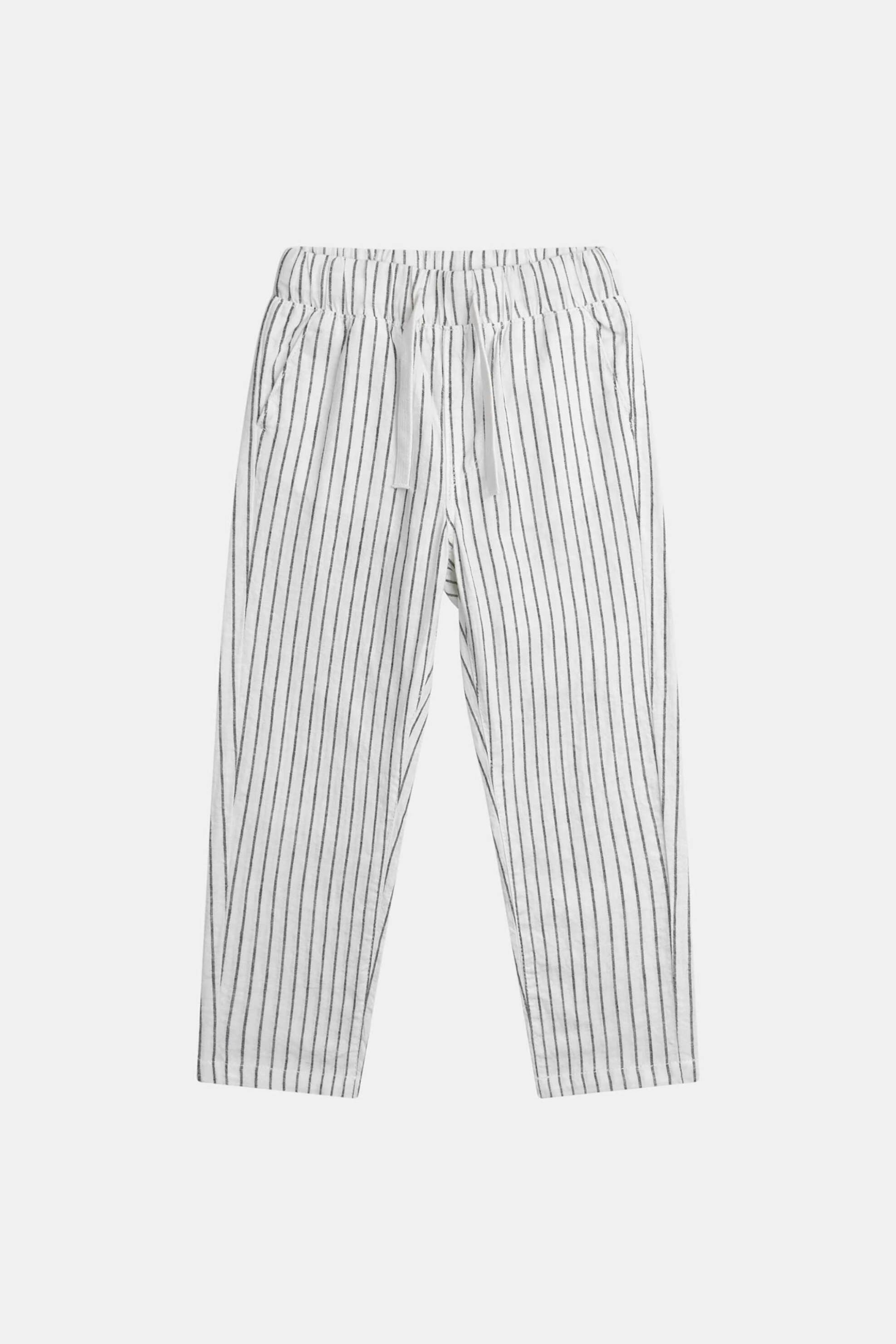 DPAM παιδικό παντελόνι για αγόρια "Striped Day" - 373335 Λευκό