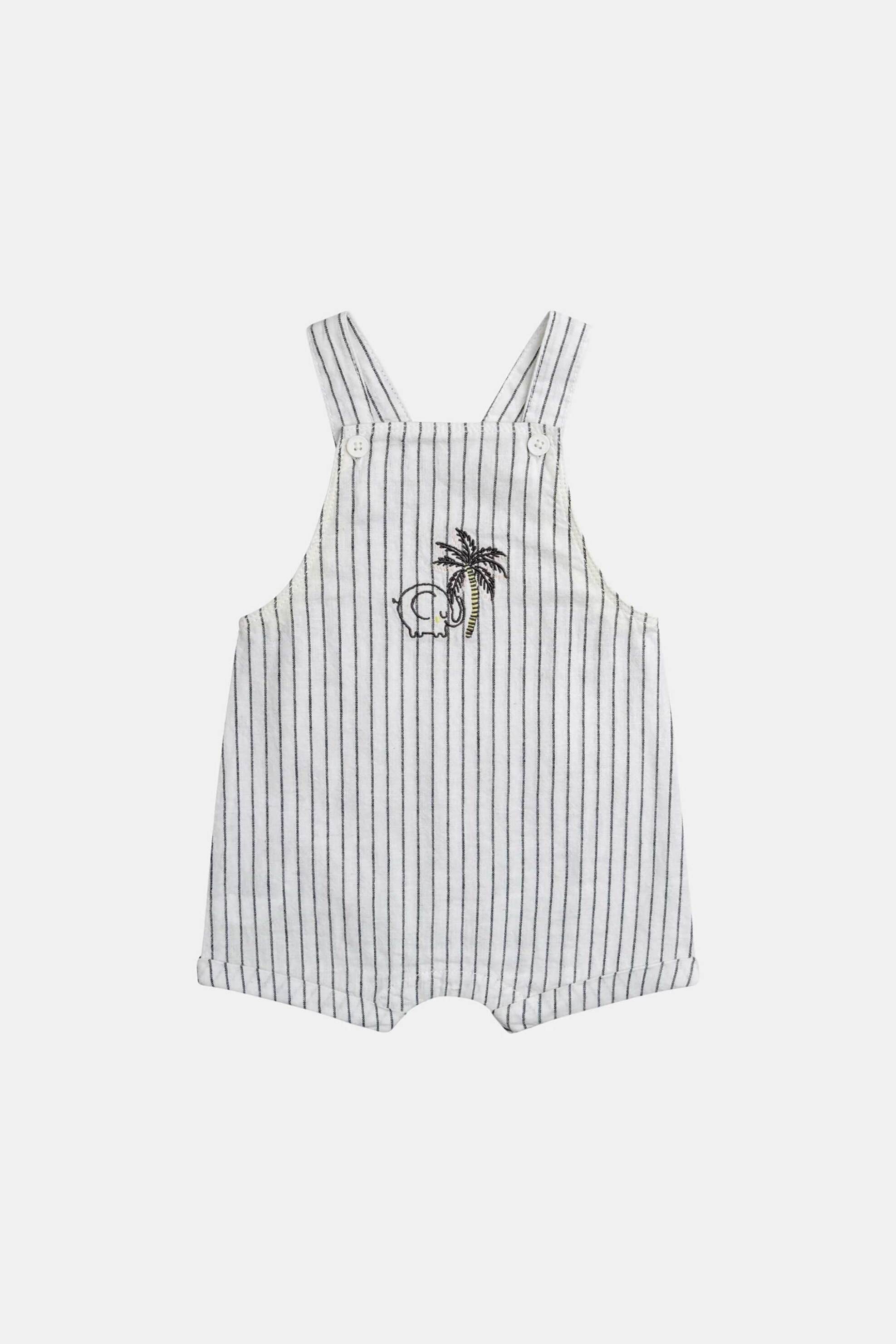 DPAM βρεφική σαλοπέτα για αγόρια "Exotic Elephant" - 373420 Λευκό