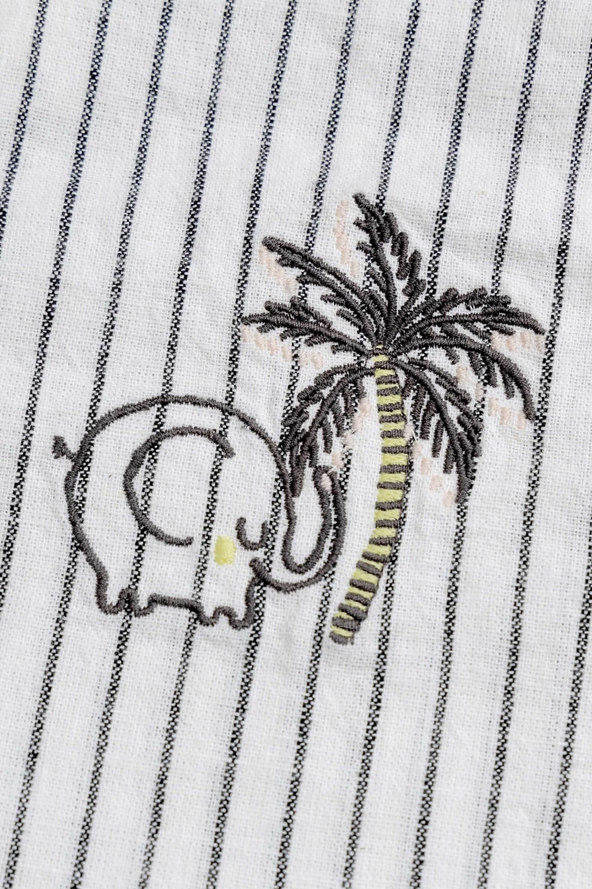 DPAM βρεφική σαλοπέτα για αγόρια "Exotic Elephant" - 373420 Λευκό φωτογραφία