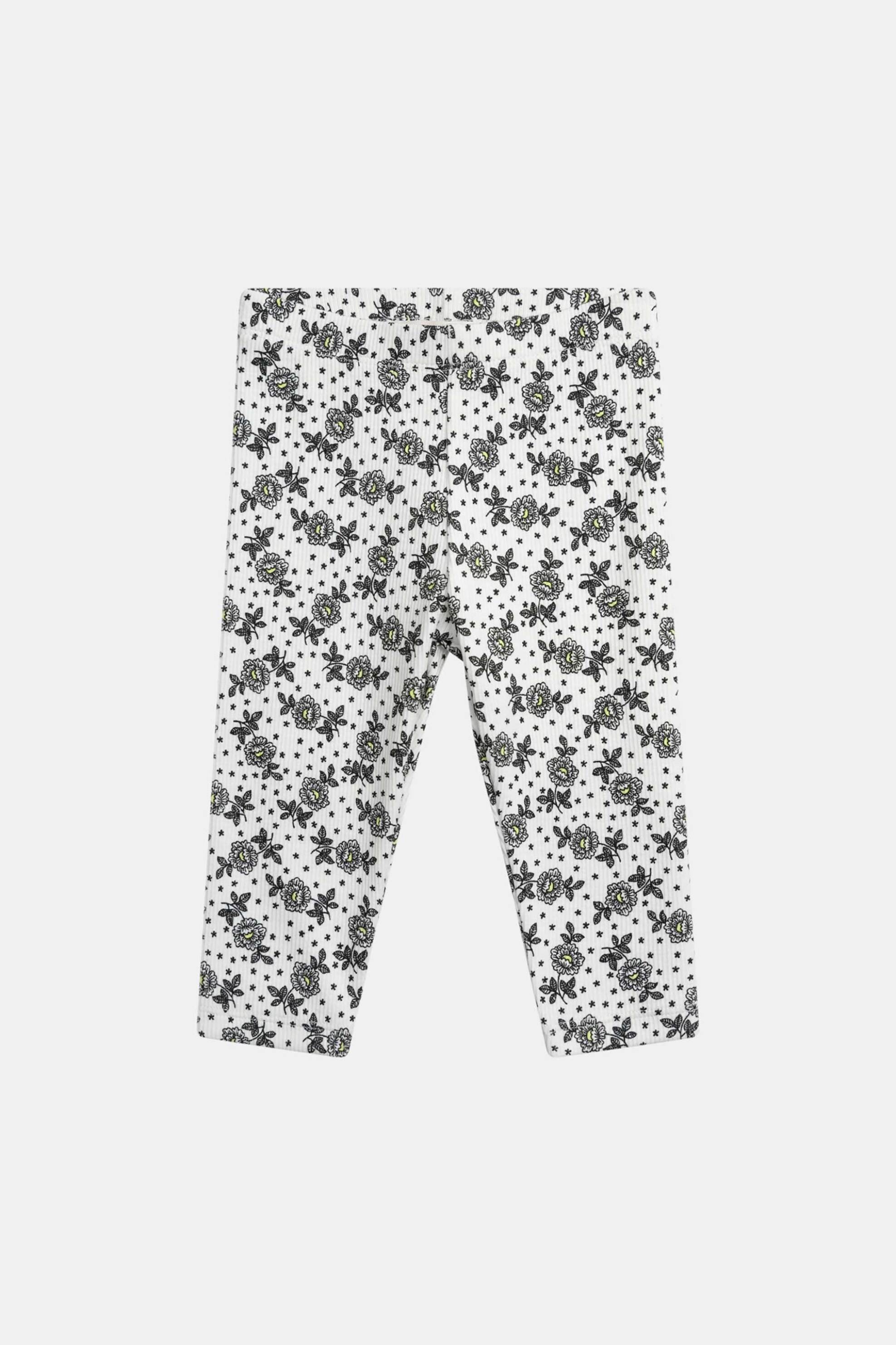 DPAM βρεφικό κολάν για κορίτσια "Black Pattern" - 373440 Λευκό