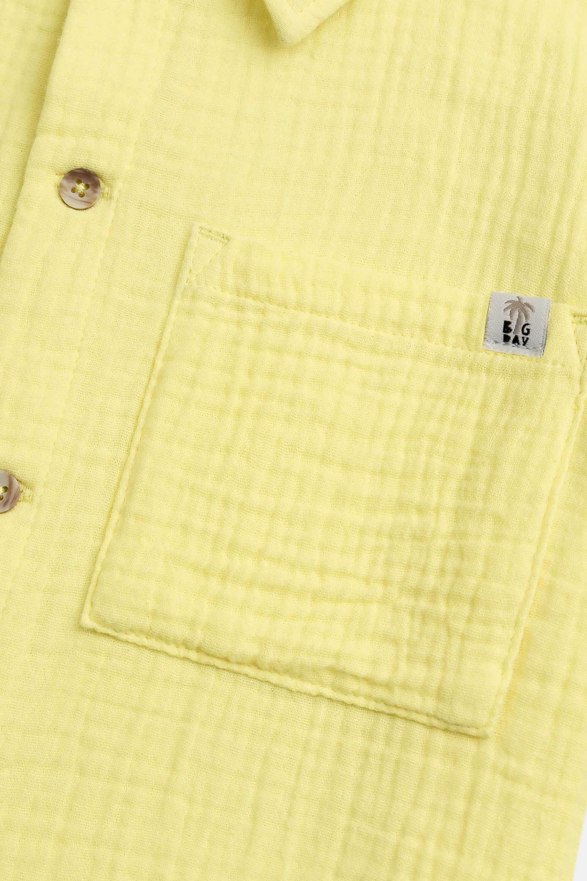 Dpam Παιδικό Πουκάμισο για Αγόρια Yellow Breeze - 373342 Κίτρινο