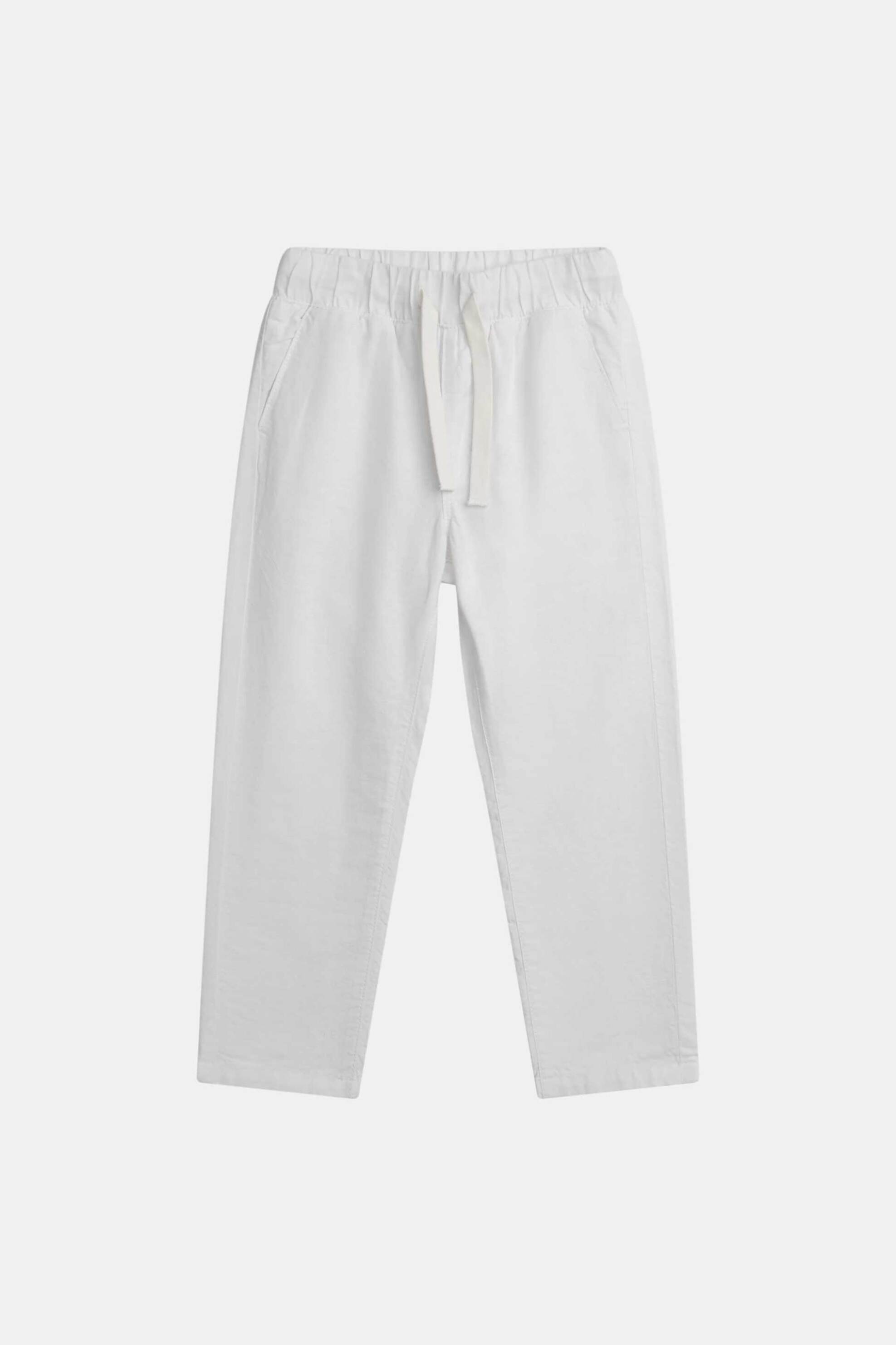 DPAM παιδικό παντελόνι για αγόρια "White Day" - 373350 Λευκό