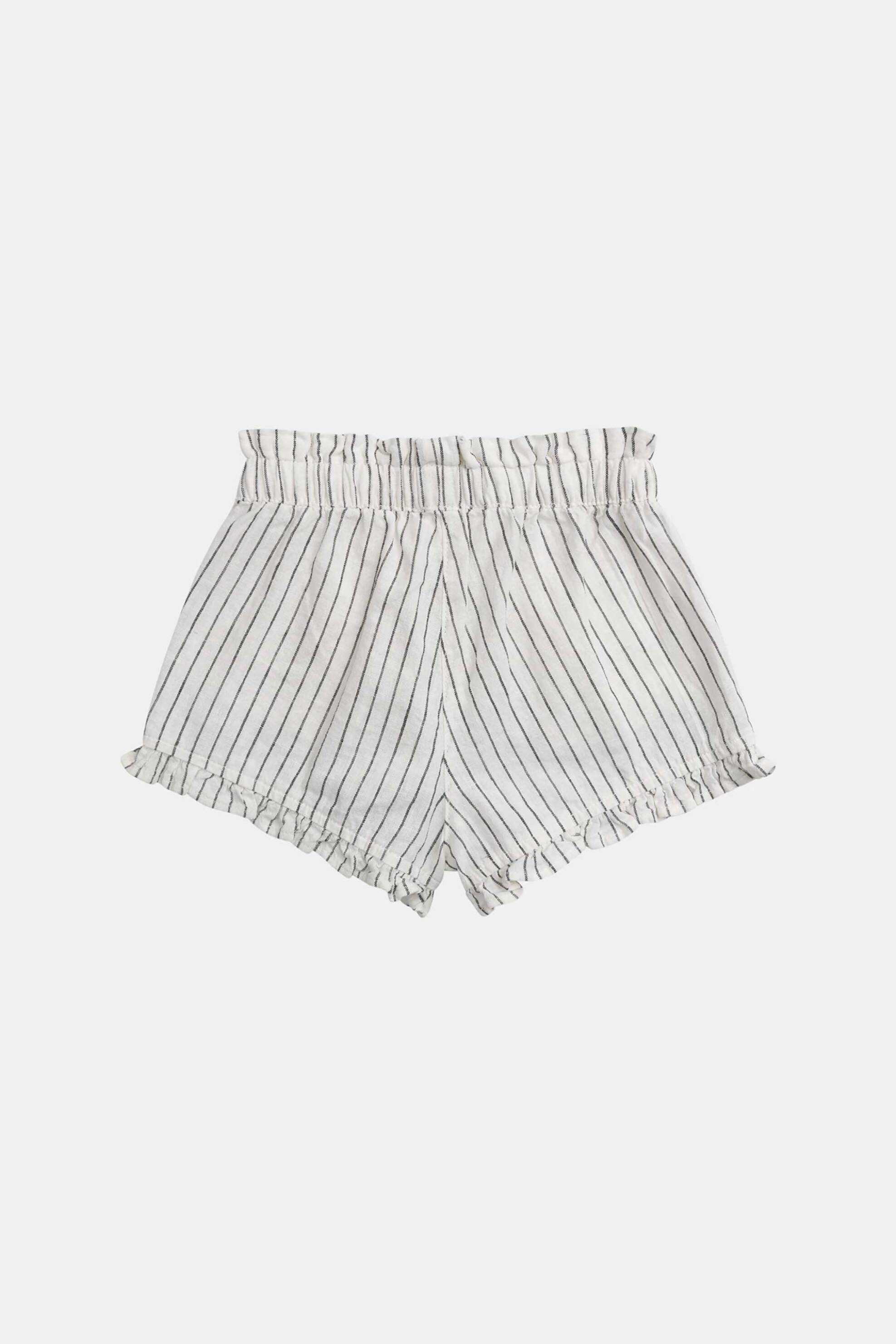 DPAM βρεφικό σορτς για κορίτσια "Striped Flower" - 373378 Λευκό φωτογραφία