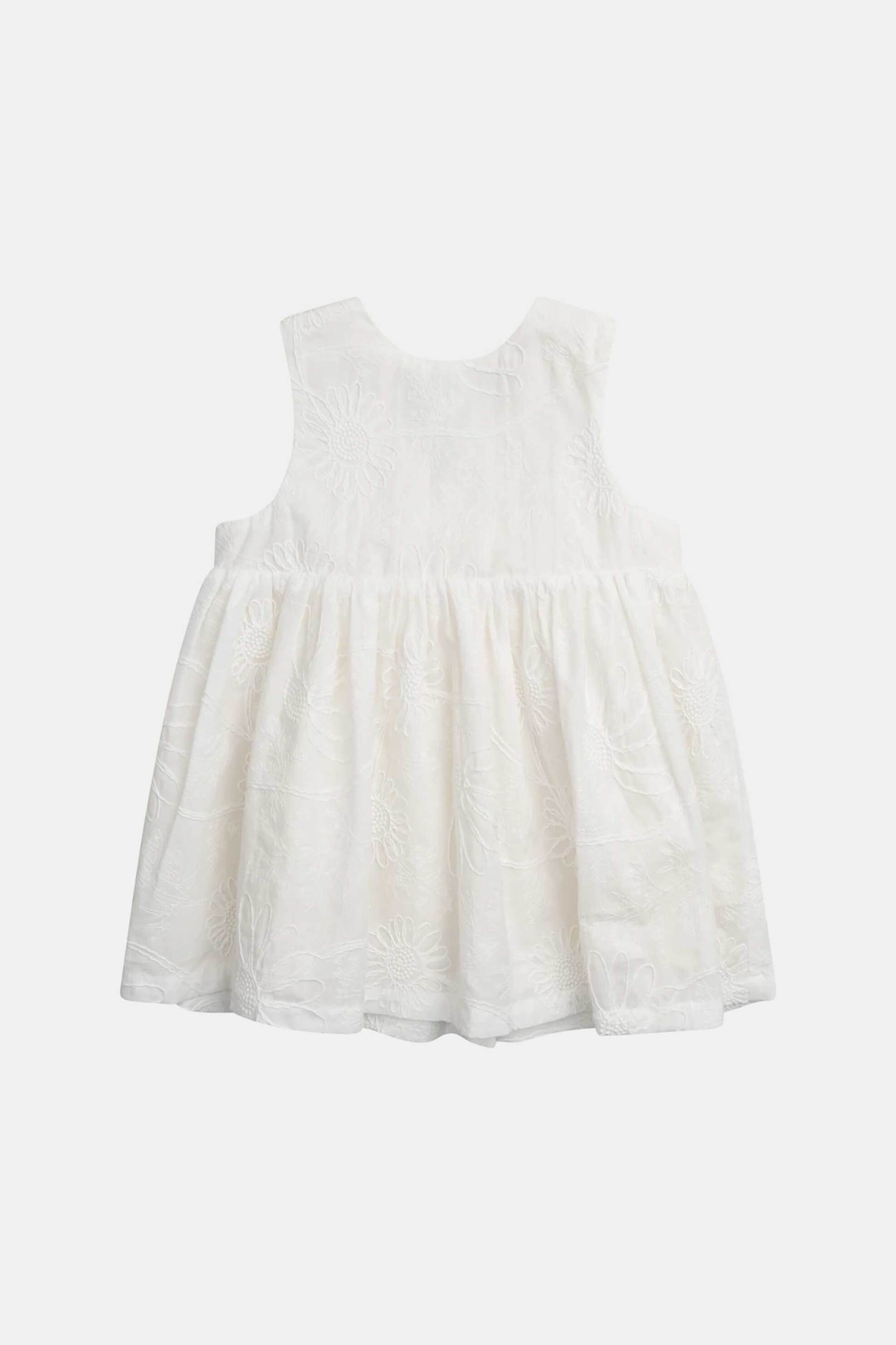 DPAM βρεφικό φόρεμα για κορίτσια "White Sunflowers" - 373396 Λευκό φωτογραφία