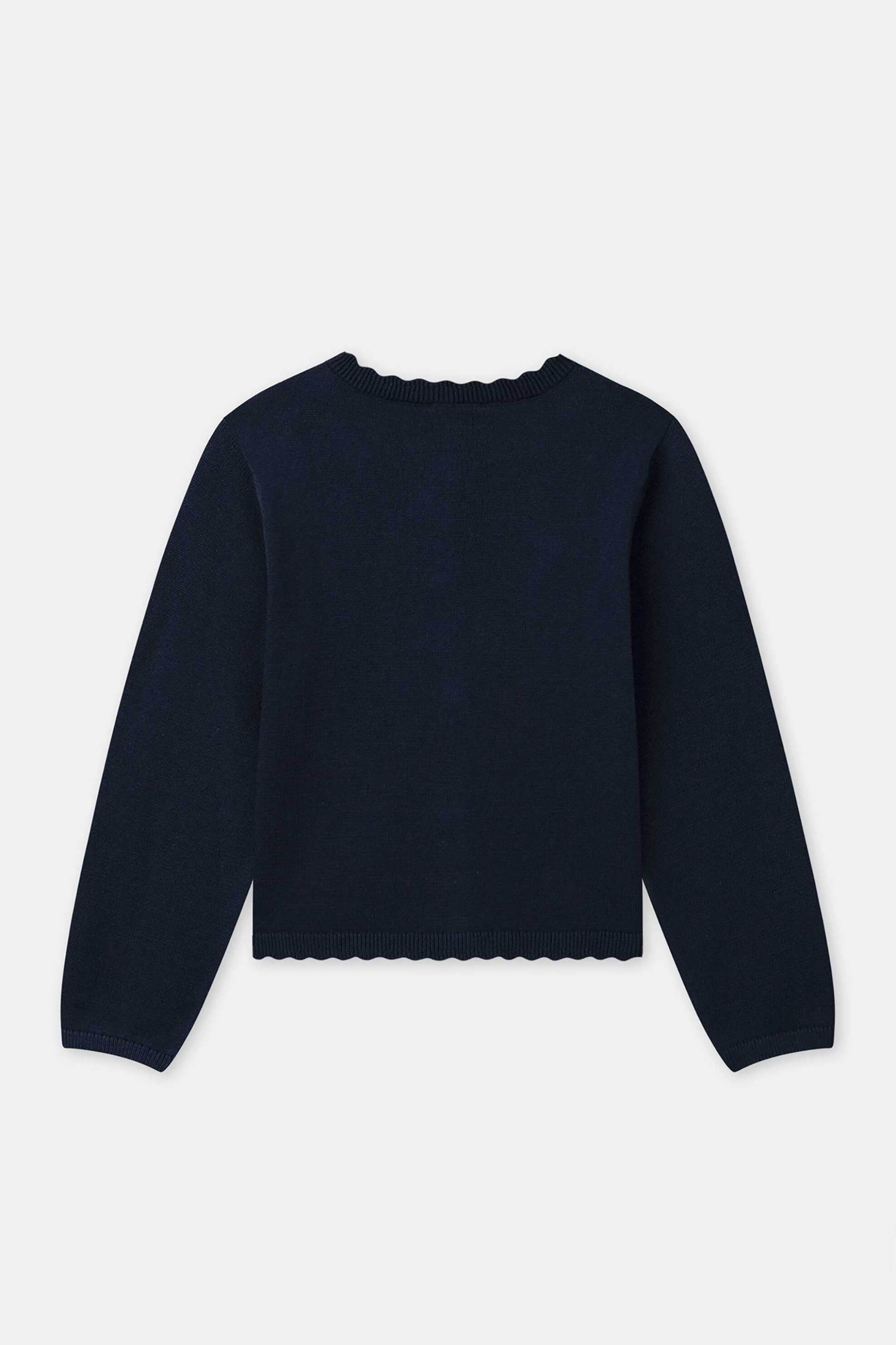 DPAM παιδική ζακέτα για κορίτσια "Navy Ruffles" - 373527 Μπλε Σκούρο φωτογραφία