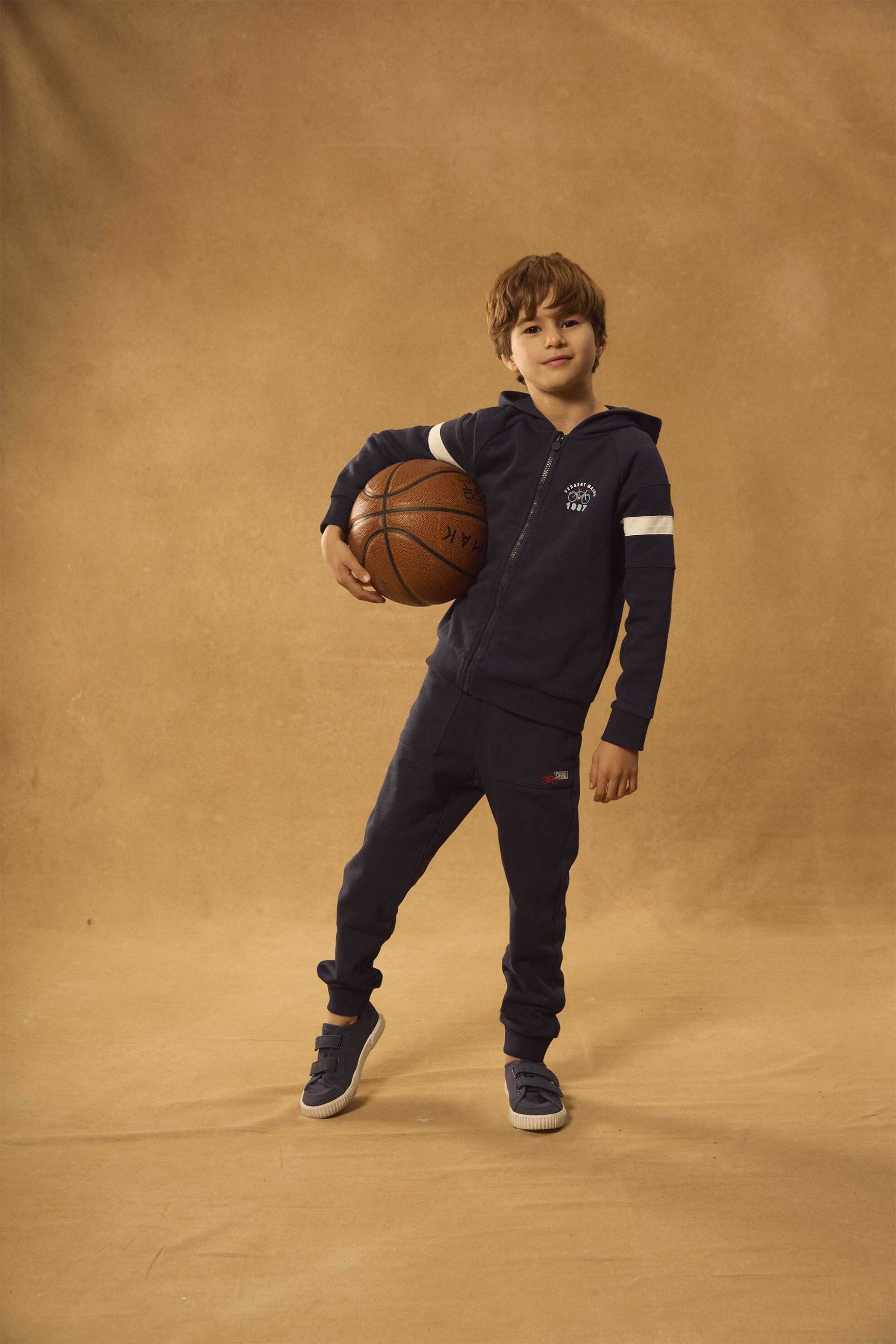 DPAM παιδικό παντελόνι φόρμας για αγόρια "Navy Bike" - 373559 Μπλε Σκούρο