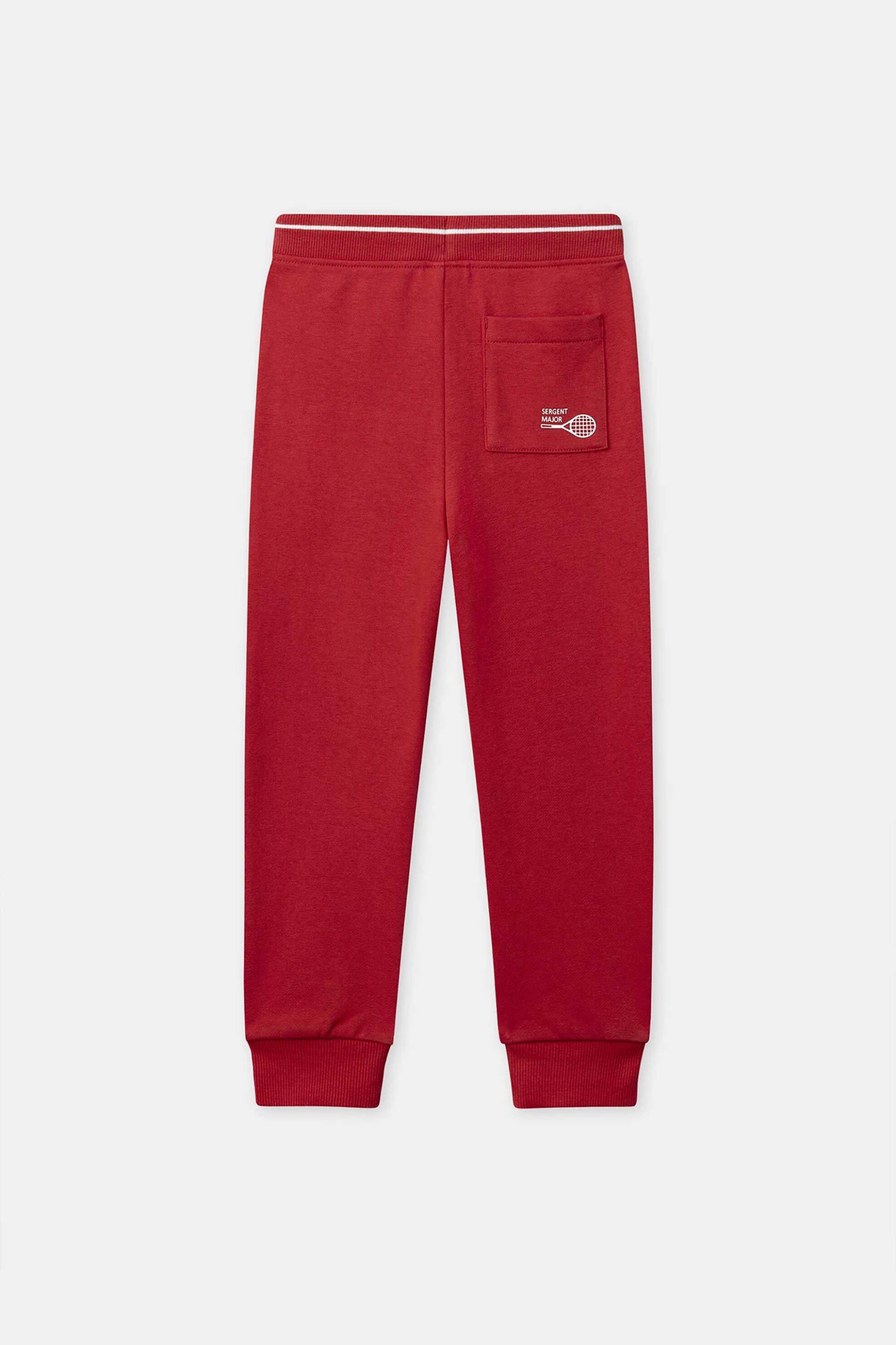 DPAM παιδικό παντελόνι φόρμας για αγόρια "Red Tennis" - 373568 Κόκκινο φωτογραφία