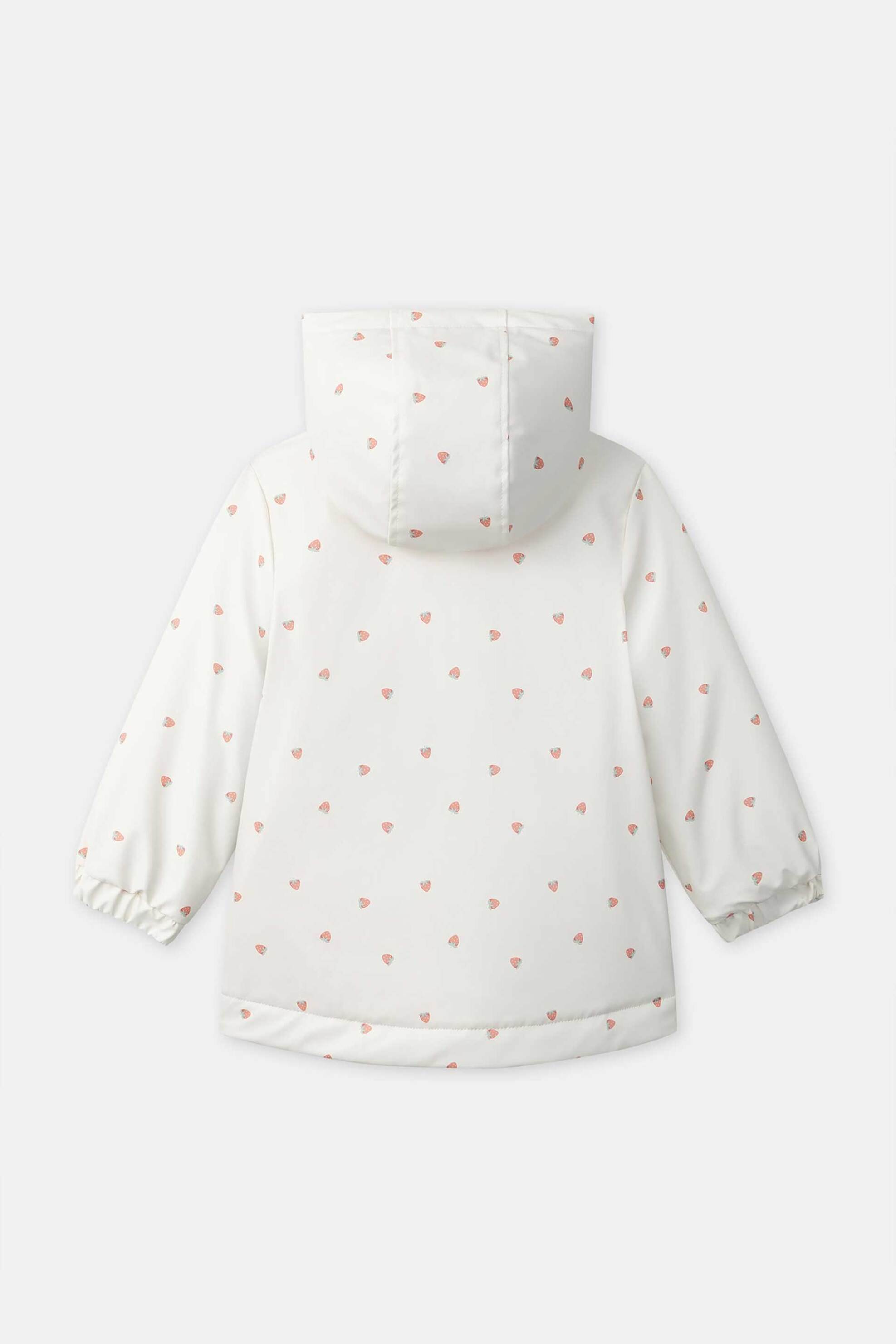 DPAM παιδικό μπουφάν για κορίτσια "White Strawberries" - 373486 Κρέμ φωτογραφία