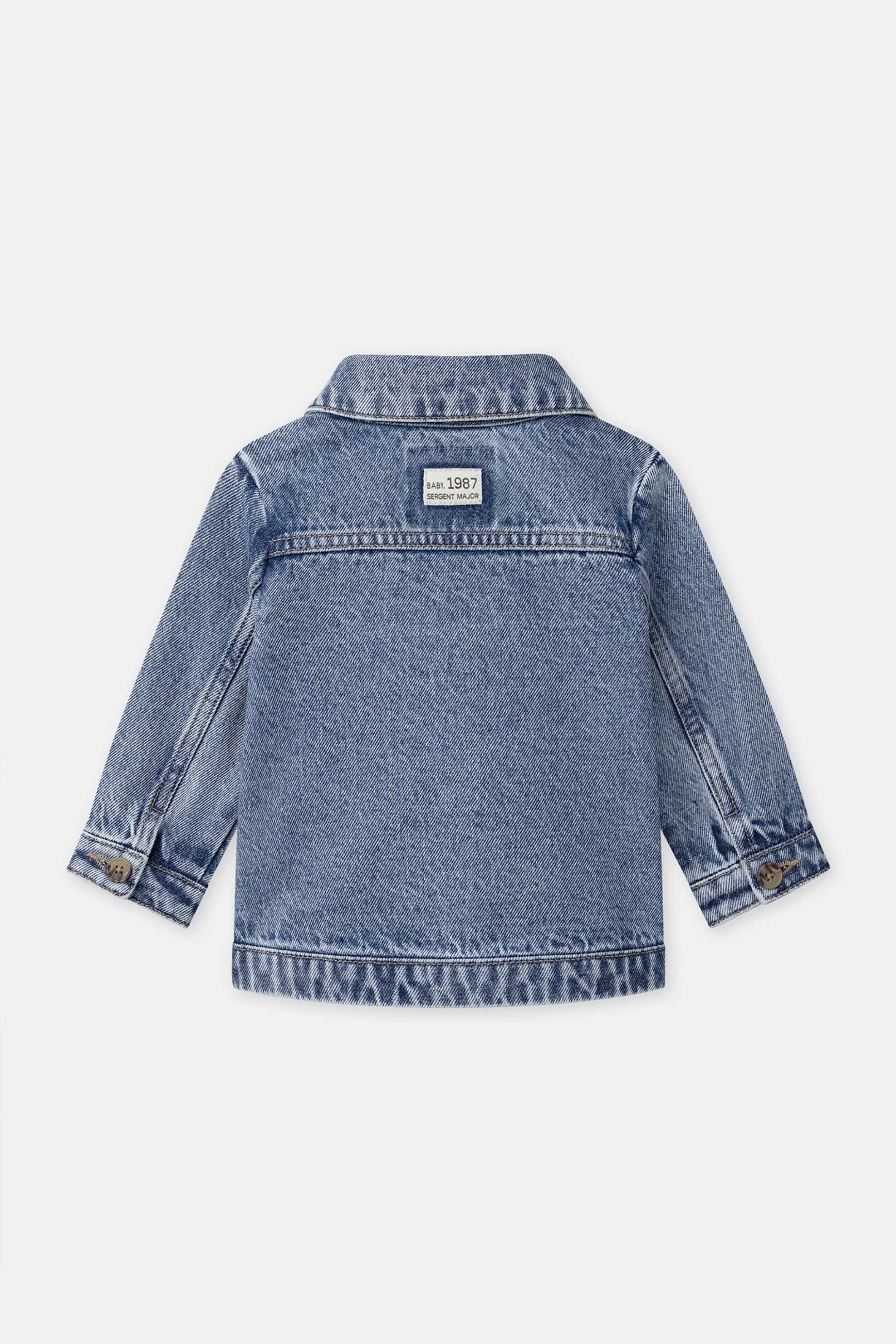 Dpam Βρεφικό Denim Μπουφάν για Κορίτσια Light - 373470 Blue