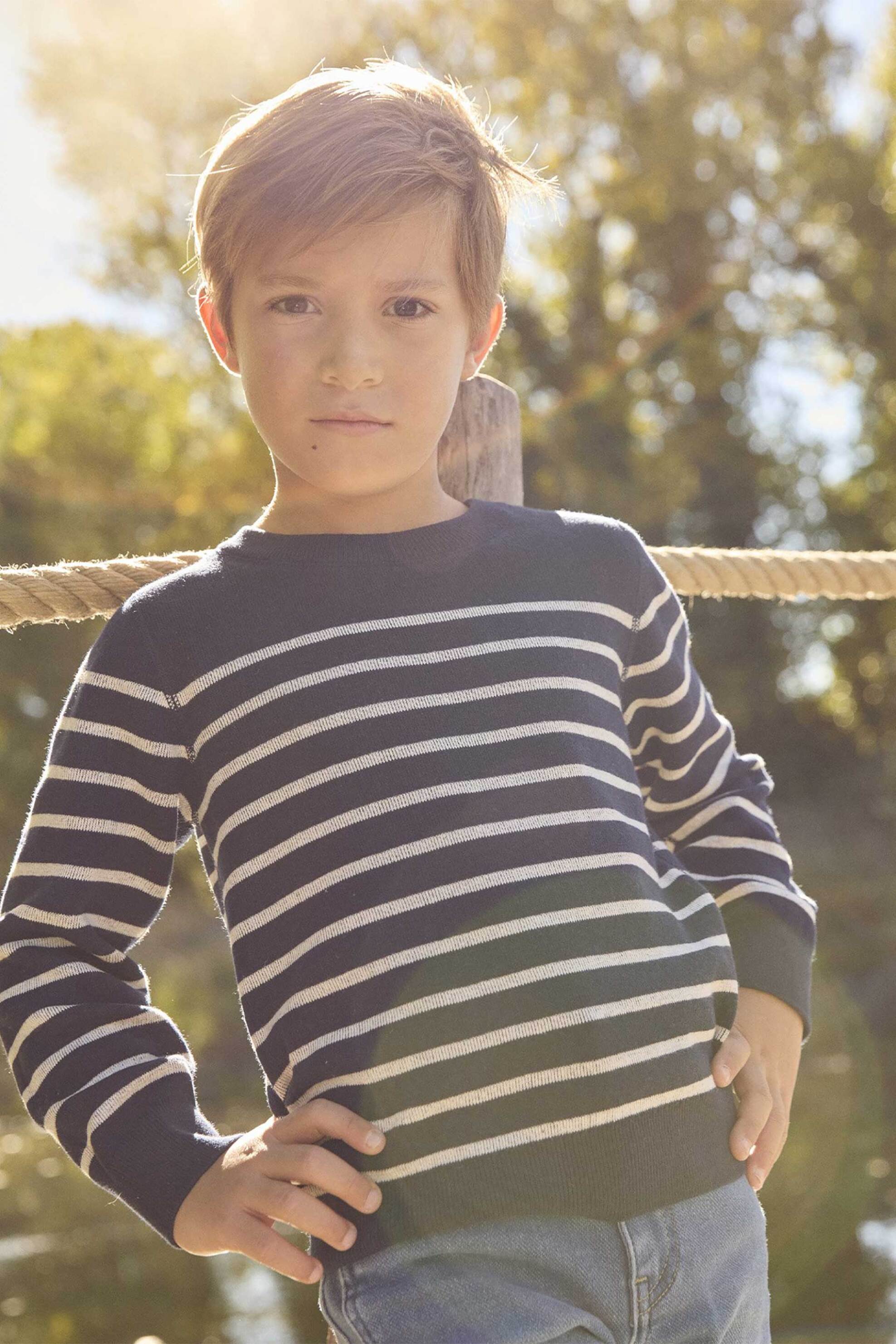 DPAM παιδικό πουλόβερ για αγόρια 2 σε 1 "Skater Boy" - 373621 Μπλε Σκούρο