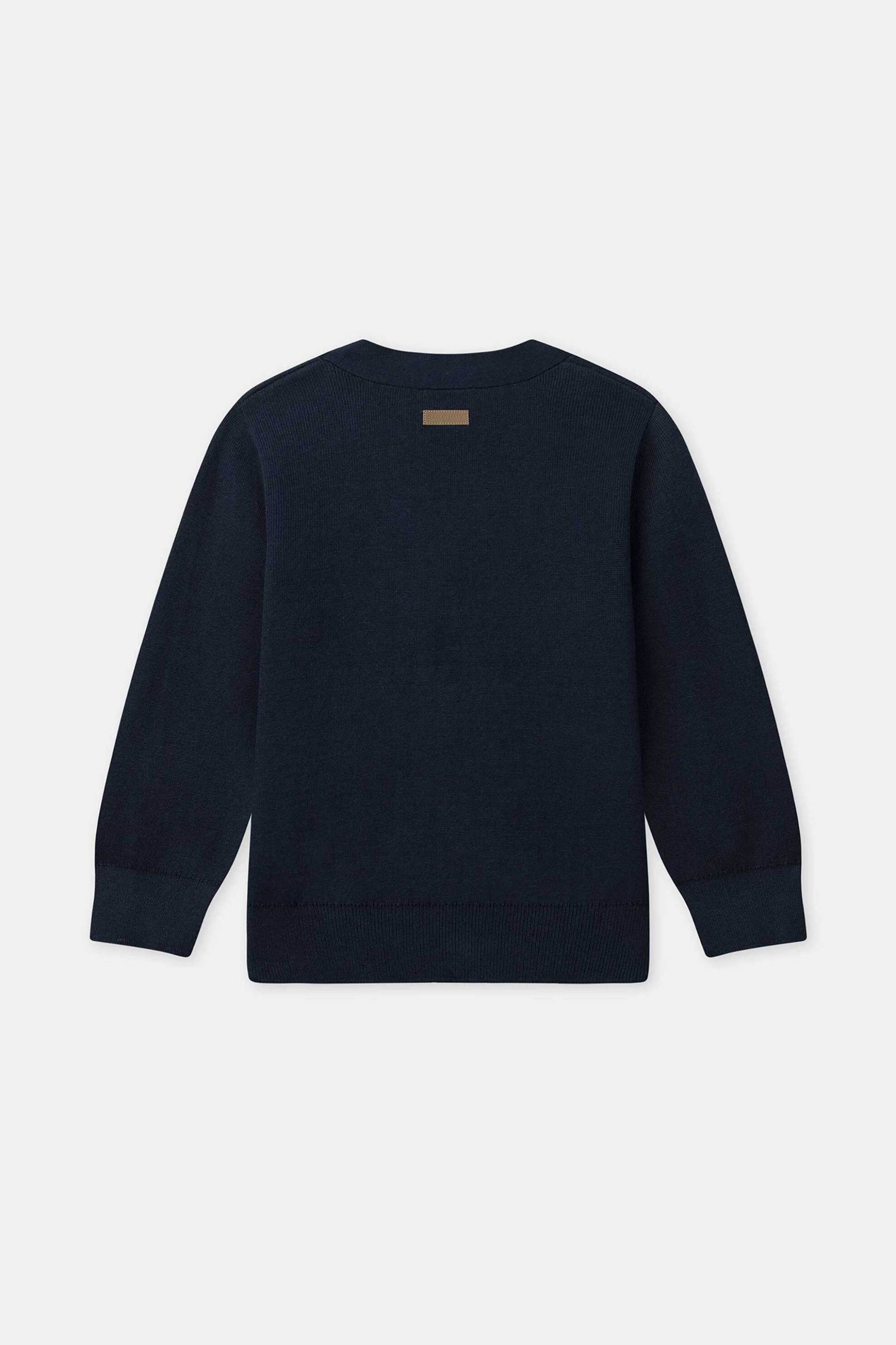Dpam Παιδική Πλεκτή Ζακέτα για Αγόρια Classy Navy - 374566 Μπλε Σκούρο