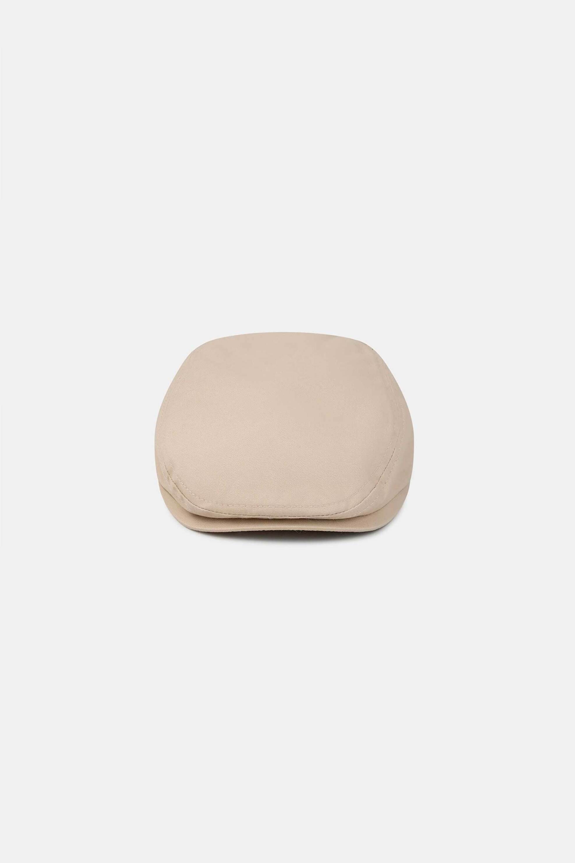DPAM DPAM βρεφικό καπέλο-τραγιάσκα για αγόρια "Beige Elegance" - 374614 Μπεζ
