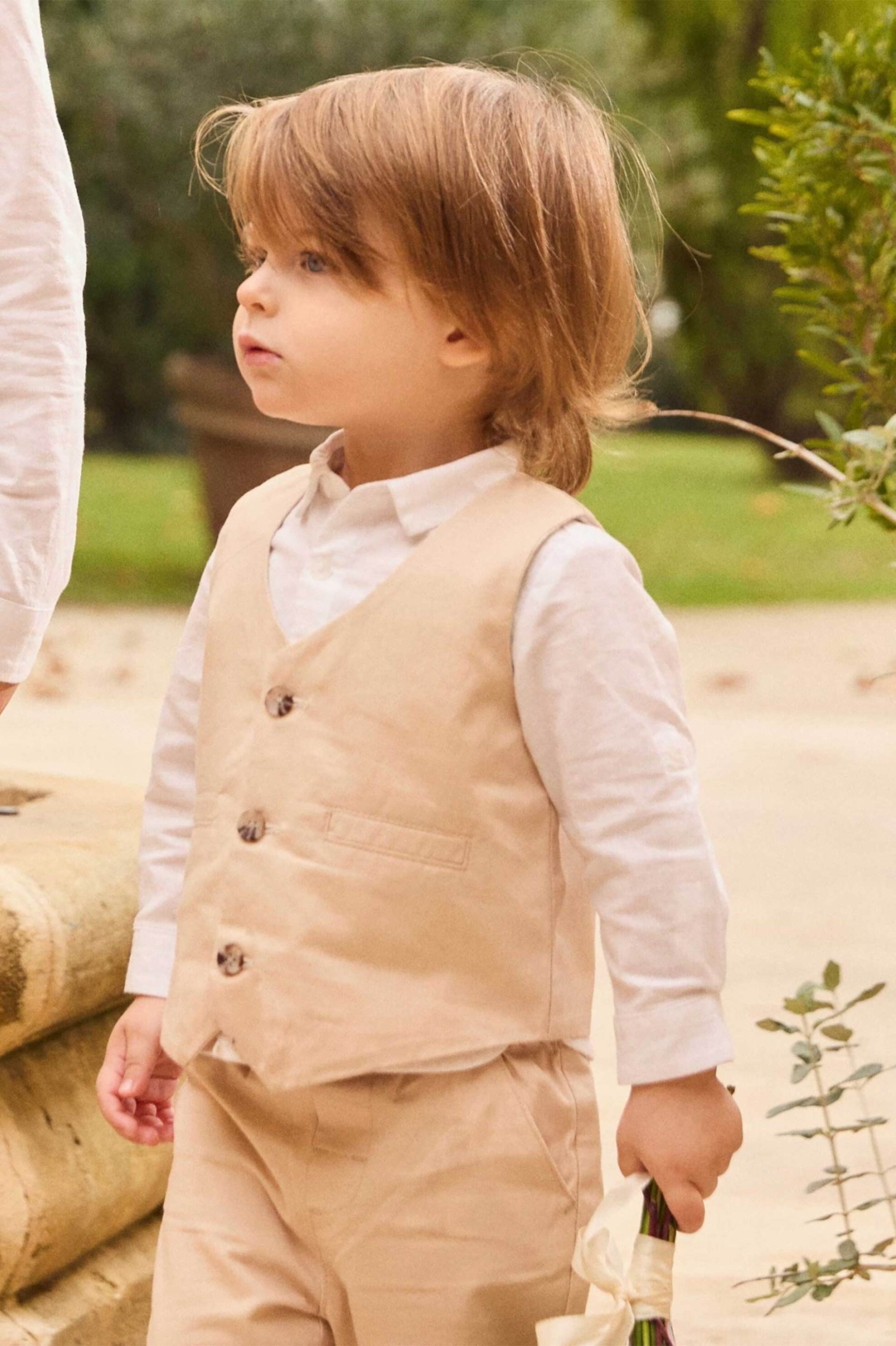 DPAM βρεφικό γιλέκο για αγόρια "Beige Elegance" - 374491 Μπεζ