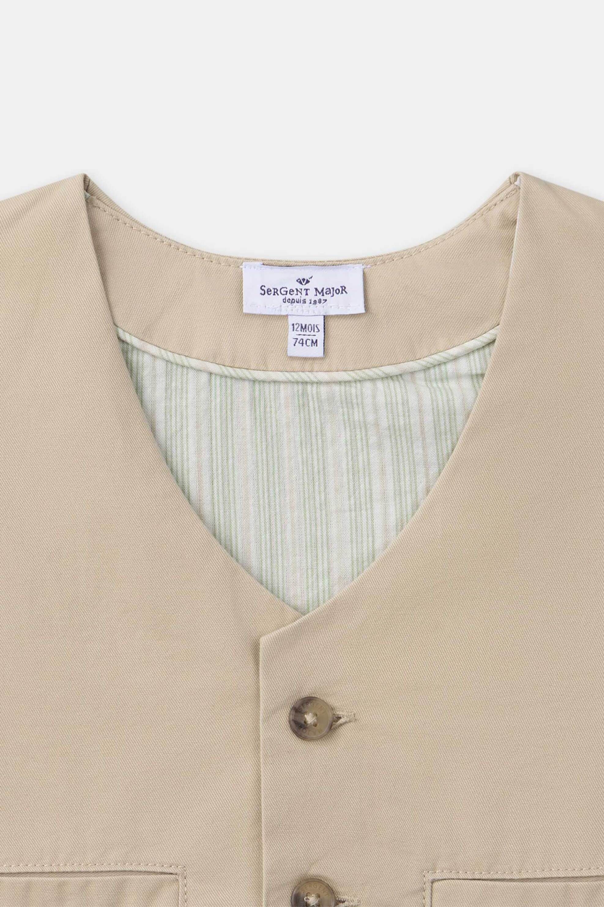 Dpam Βρεφικό Γιλέκο για Αγόρια Beige Elegance - 374491 Μπεζ