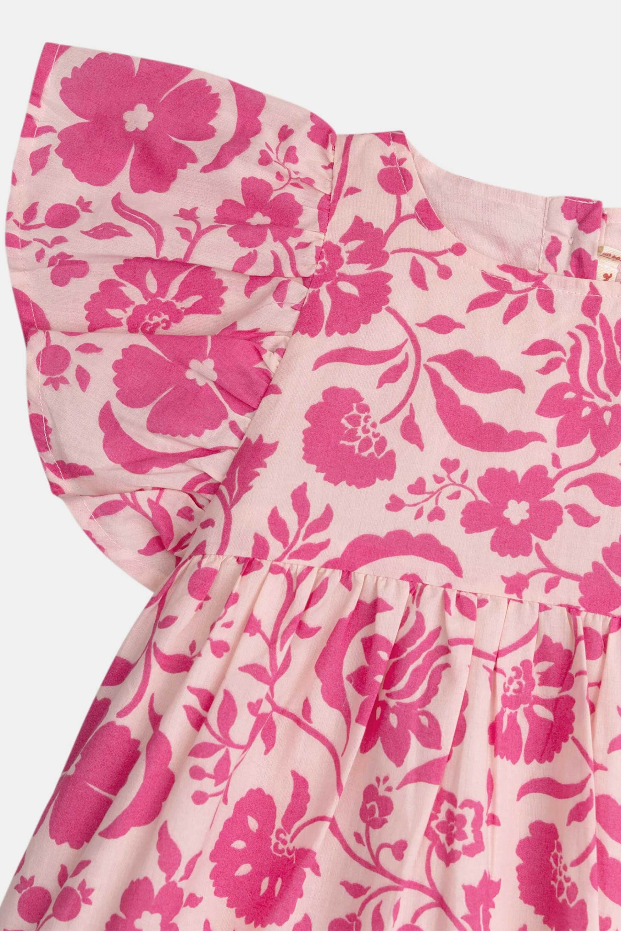 Dpam Παιδικό Φόρεμα για Κορίτσια Exquisite Floral - 375969 Φούξια
