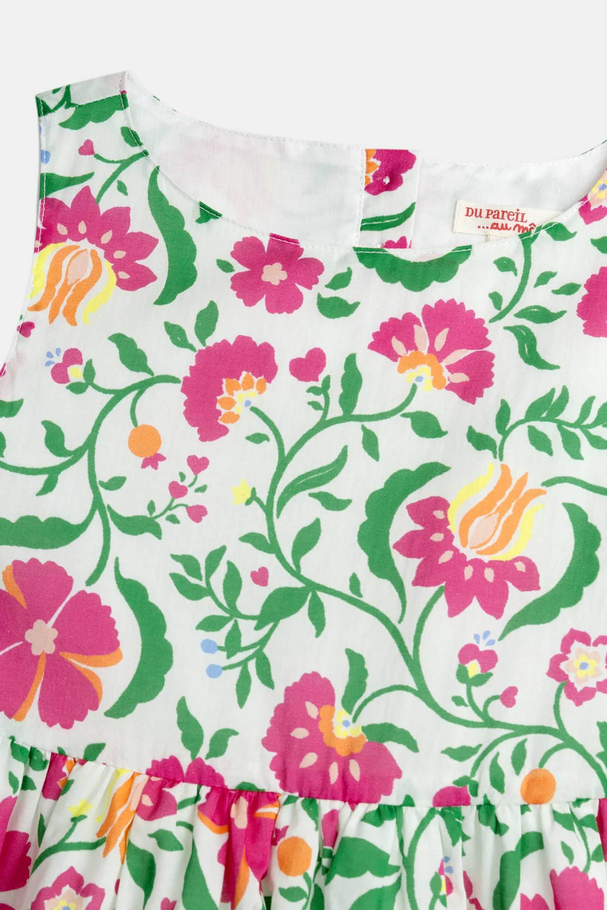 Dpam Παιδικό Φόρεμα για Κορίτσια Floral Heart - 375980 Πολύχρωμο